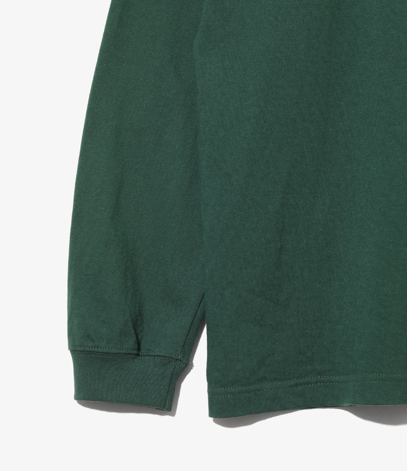 L/S Batik Print Tee - Dk. Green - Peace