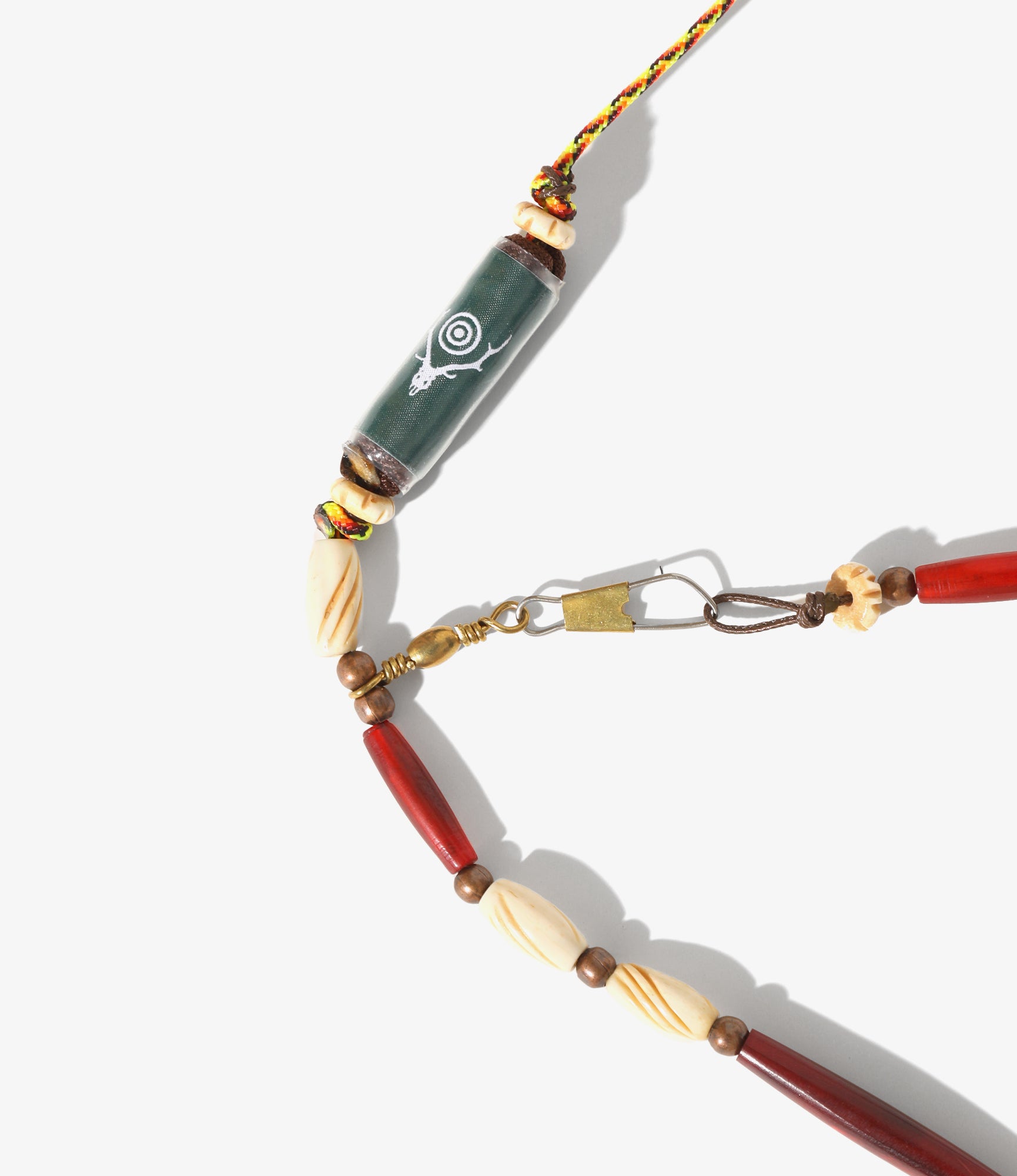 South2 West8 x B:TOGETHER - Lanyard - Brown - Buffalo Beads