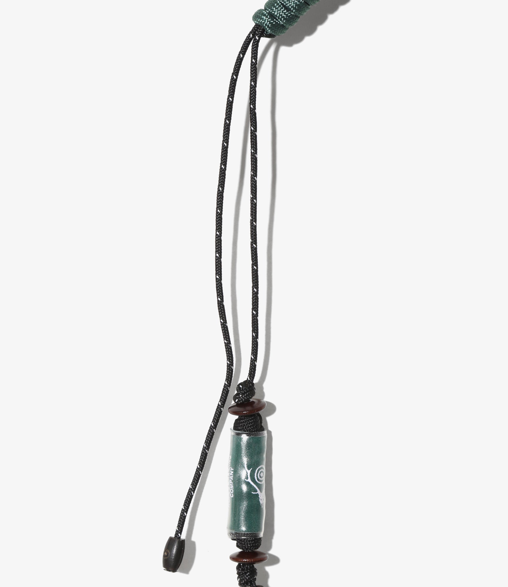 South2 West8 x B:TOGETHER - Lanyard - Black x Turq. - Buffalo Beads