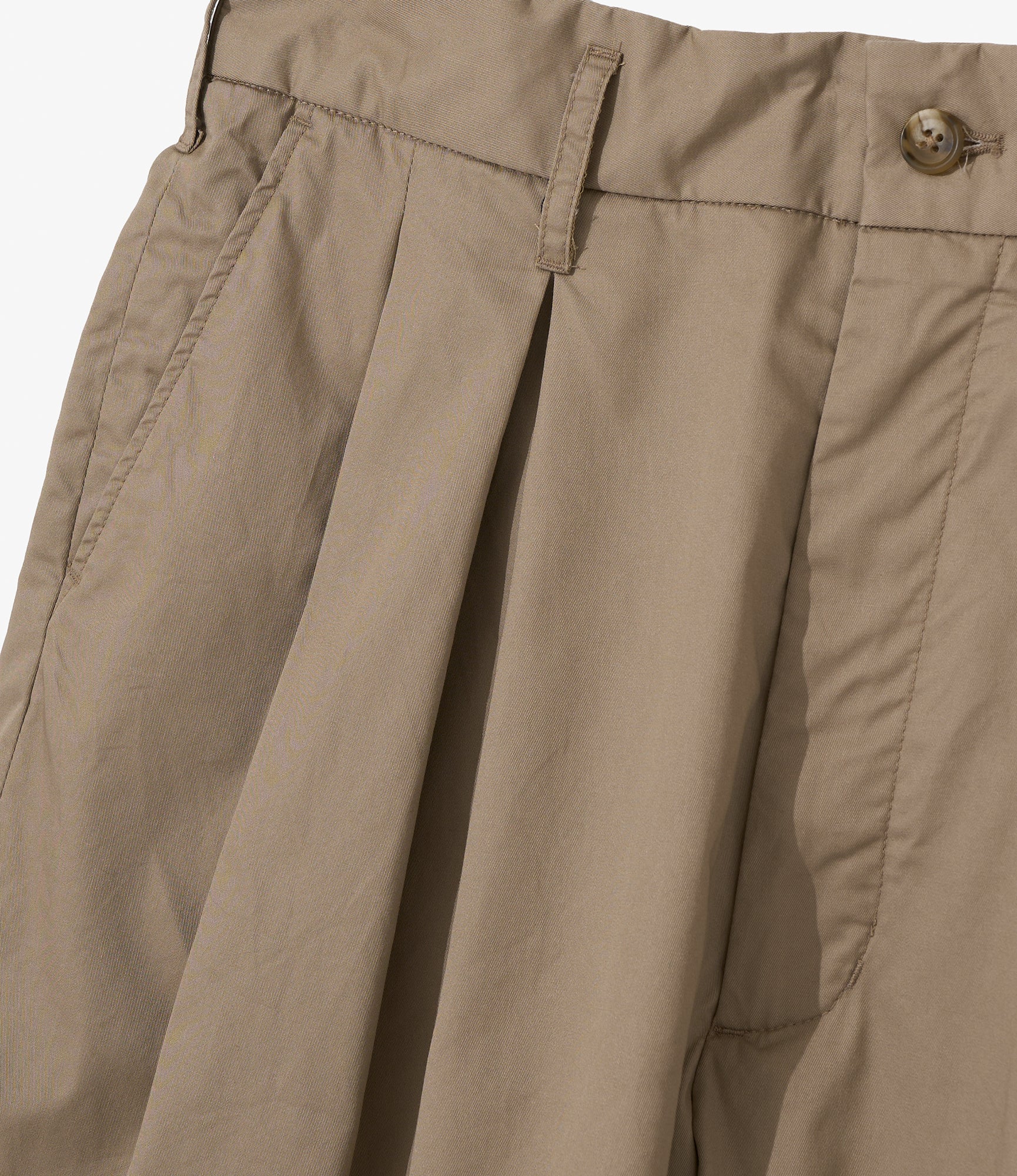 Bontan Shorts for NNY x Blue in Green - Khaki Highcount Twill