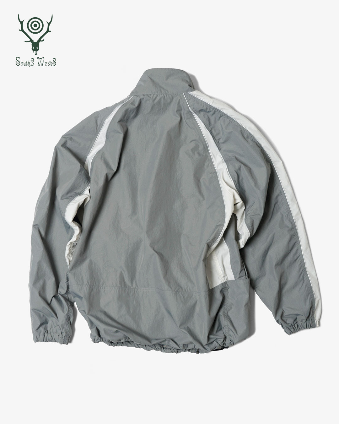 Warm Up Jacket - Grey - Nylon Tussah