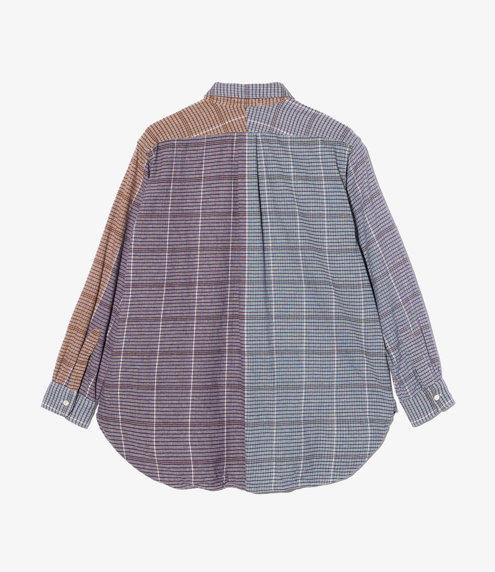 19th Century BD Shirt - Multi Color Cotton Color Block Check