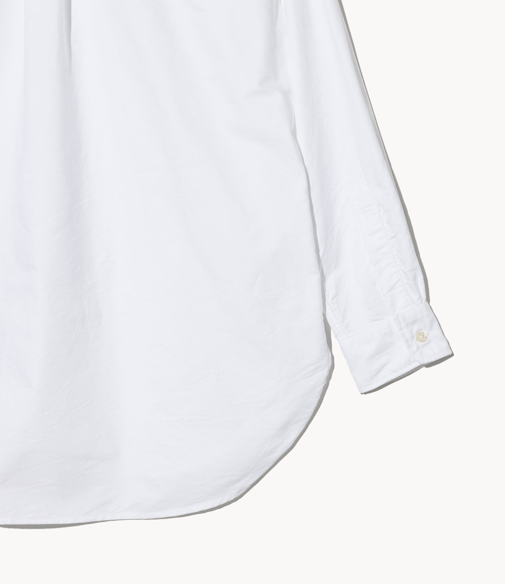 19th Century BD Shirt - White Cotton Oxford