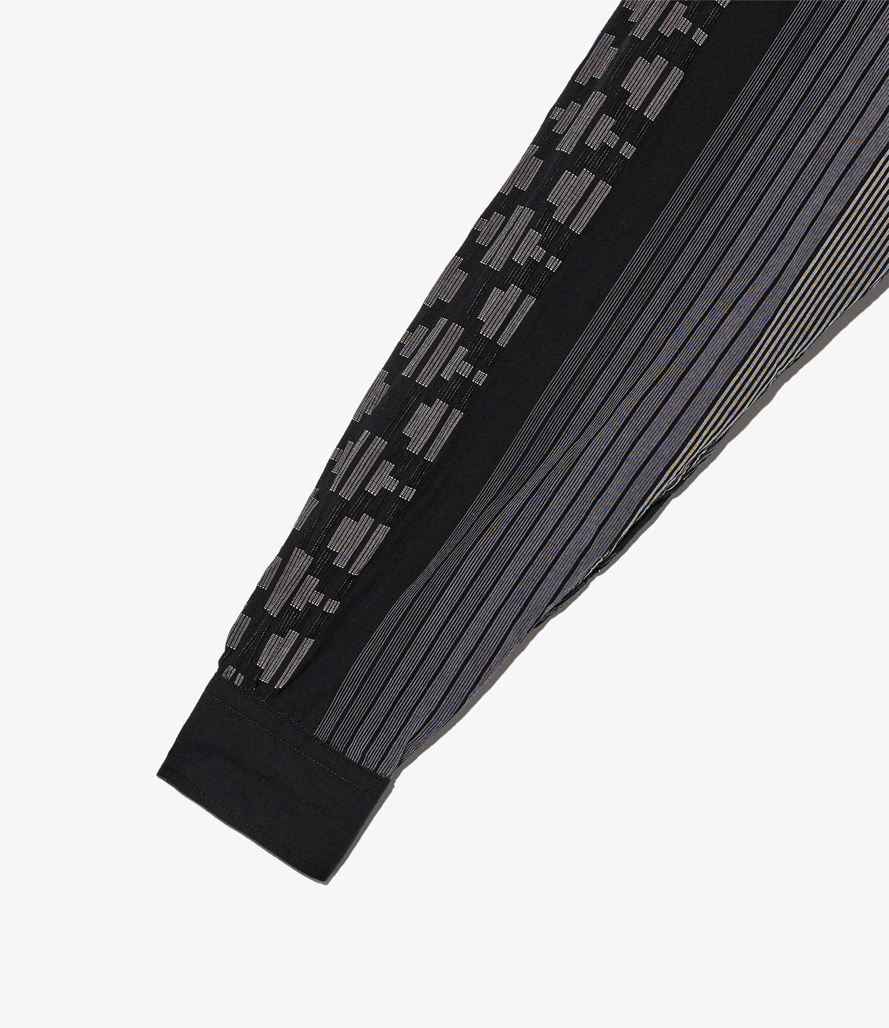 19th Century BD Shirt - Black/Grey Multi Pattern Stripe Jq.