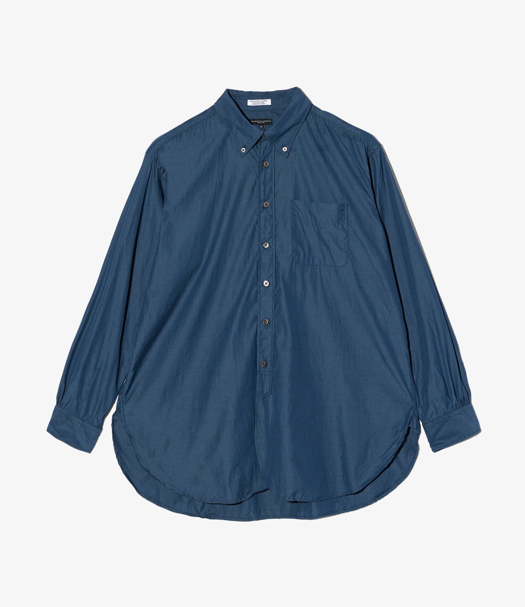 19th Century BD Shirt - Navy Cotton End on End