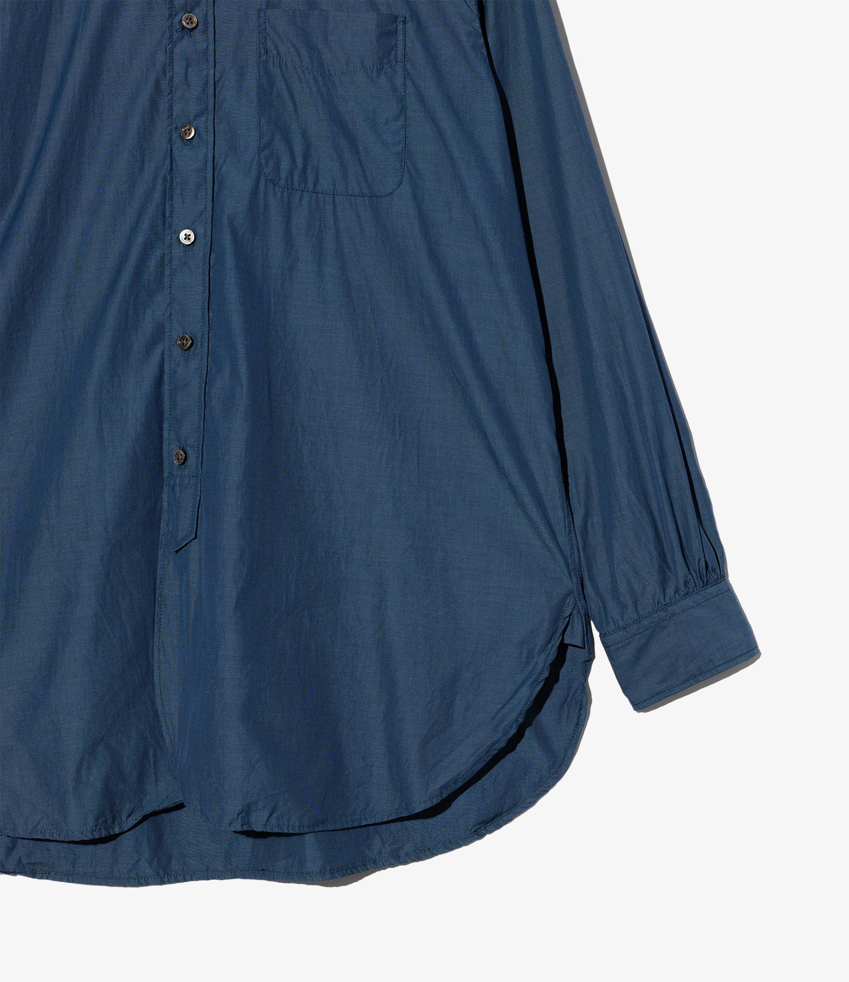 19th Century BD Shirt - Navy Cotton End on End
