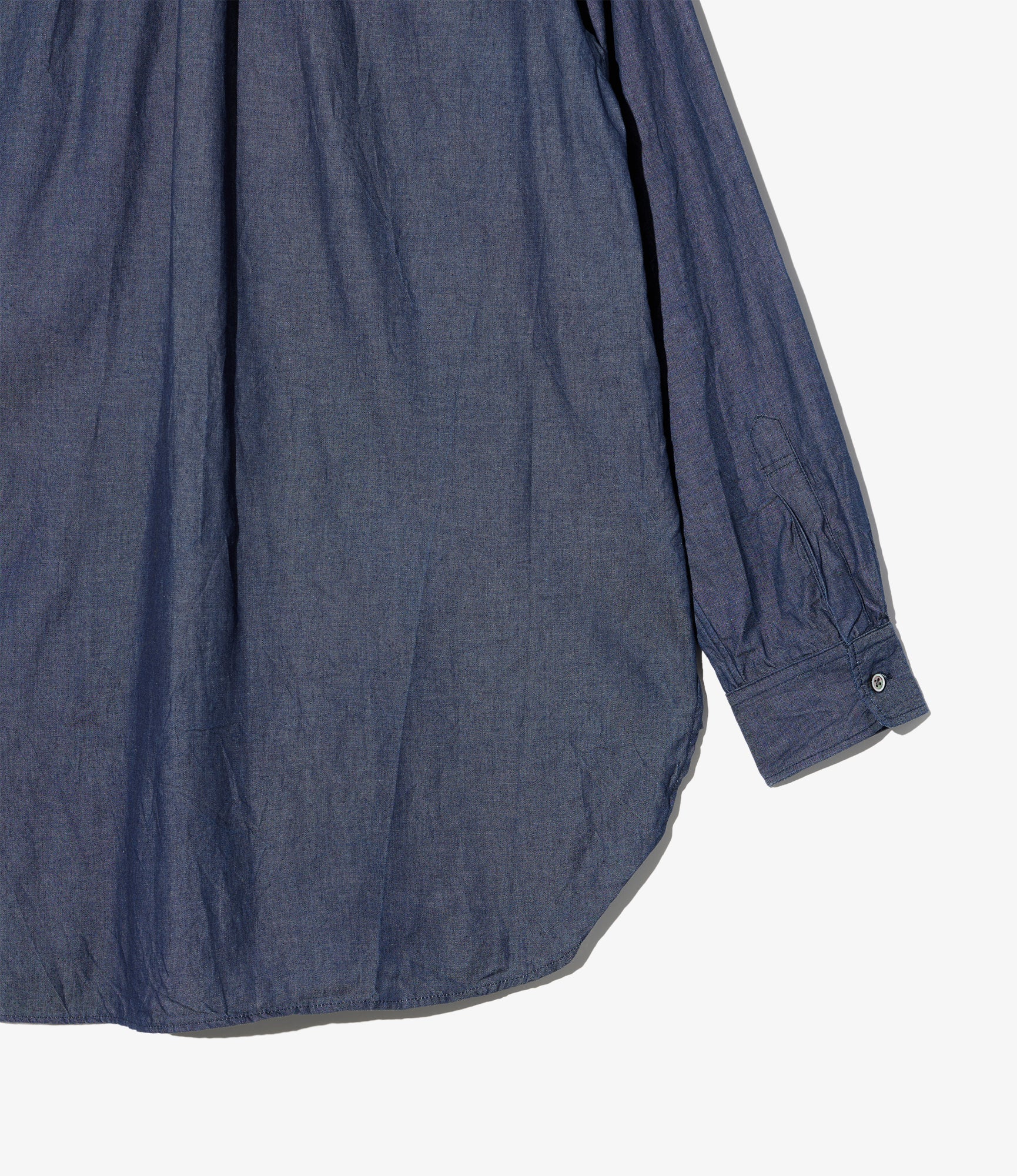 19th Century BD Shirt - Indigo Cotton Denim Shirting