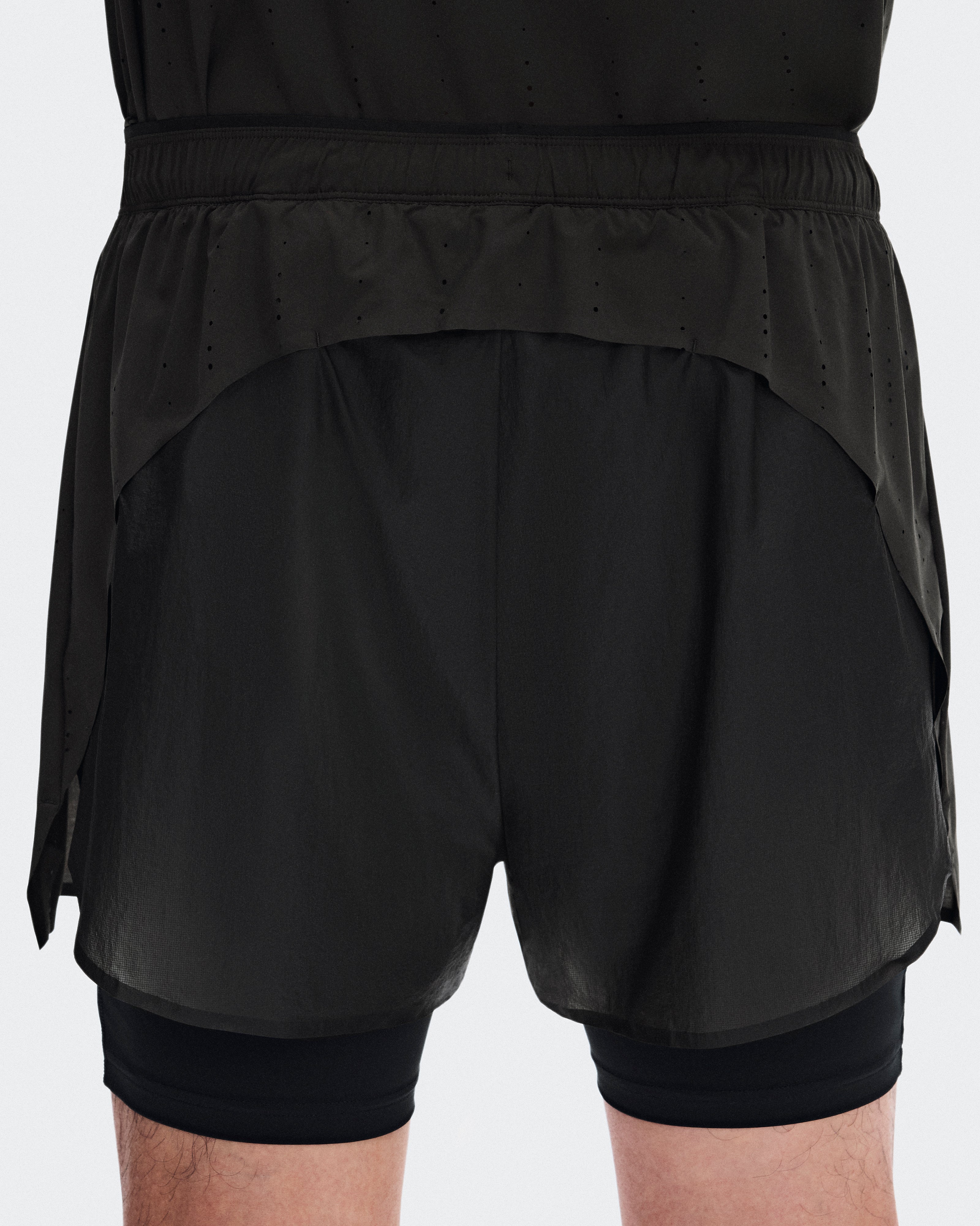 On - Men's Zero 2-in-1 Shorts PAF - Molasses | Black
