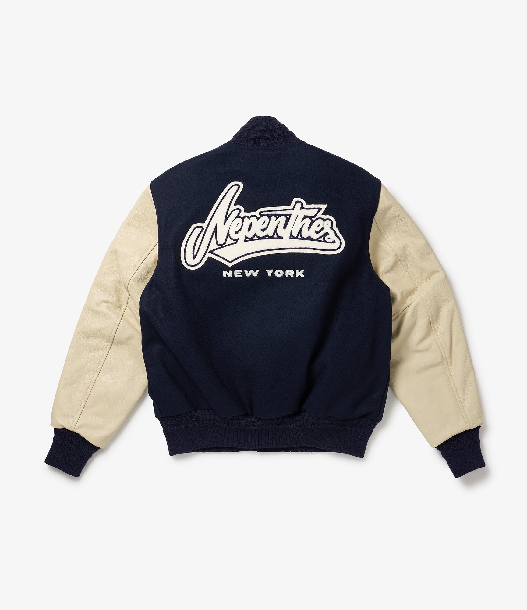 GDP x Golden Bear Varsity Jacket - Navy/Cream