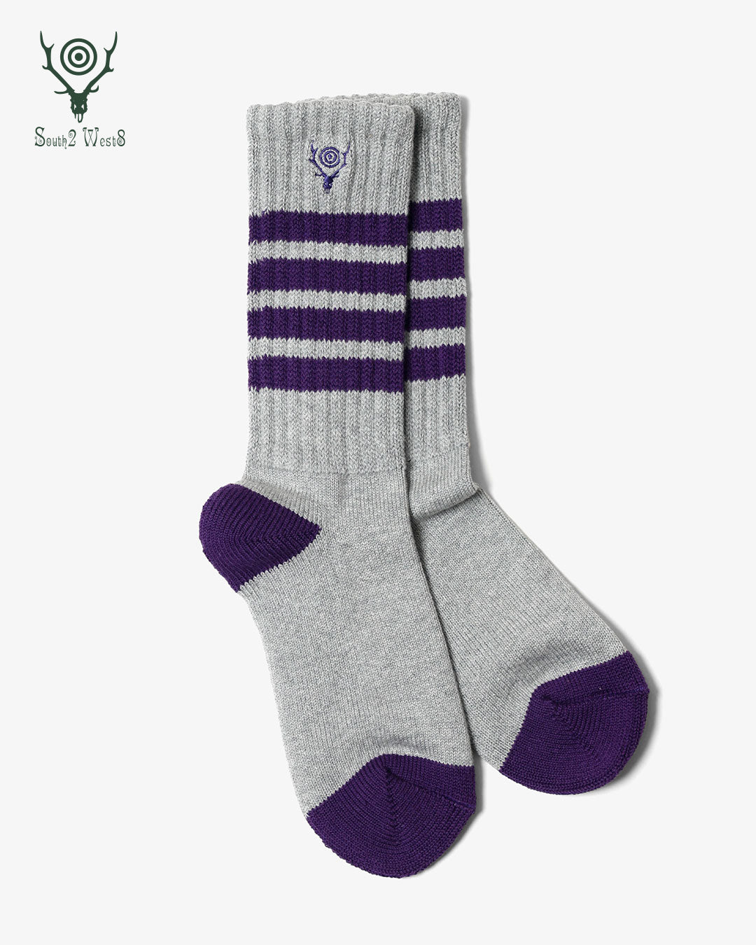 4 Lines Socks - Grey