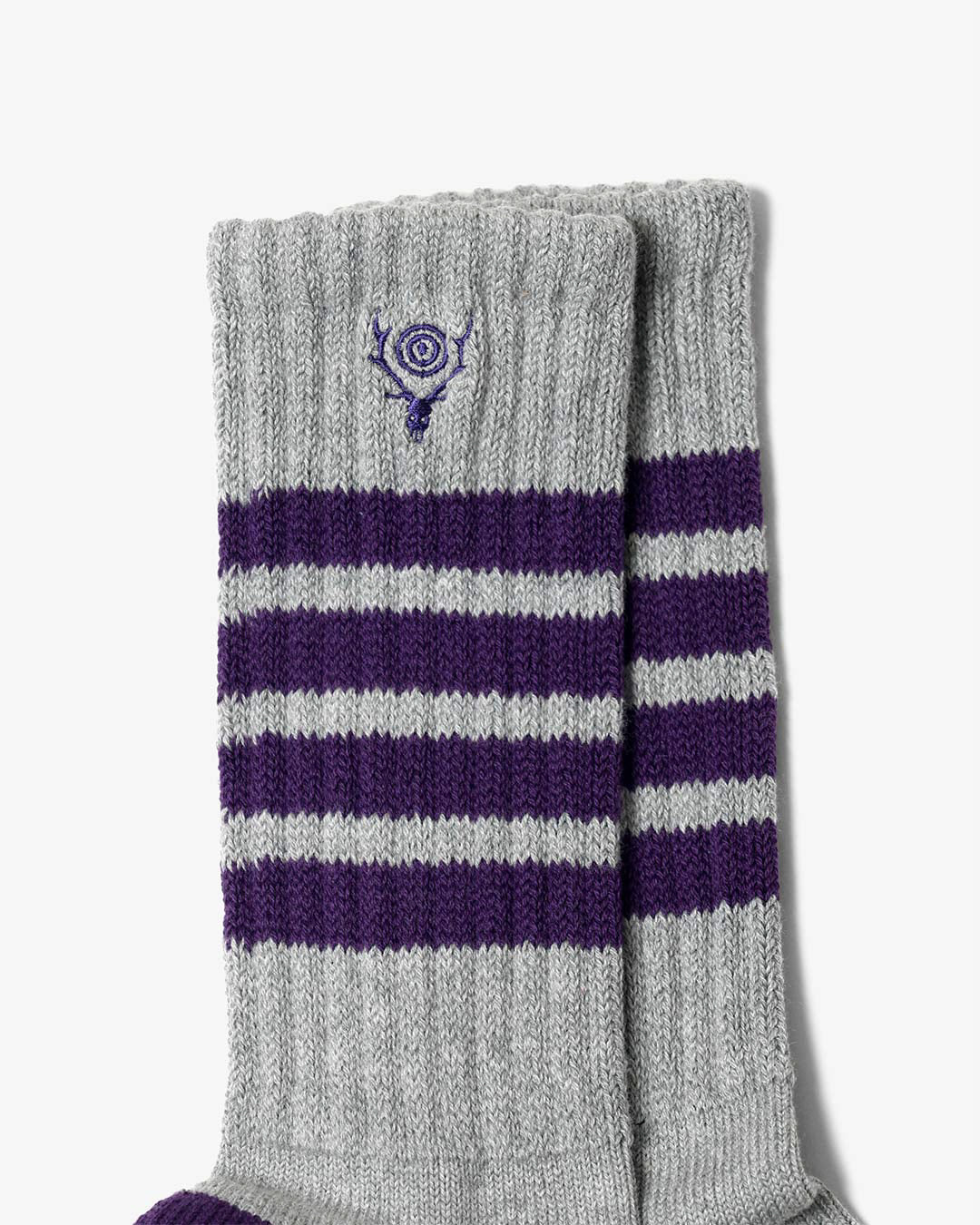 4 Lines Socks - Grey