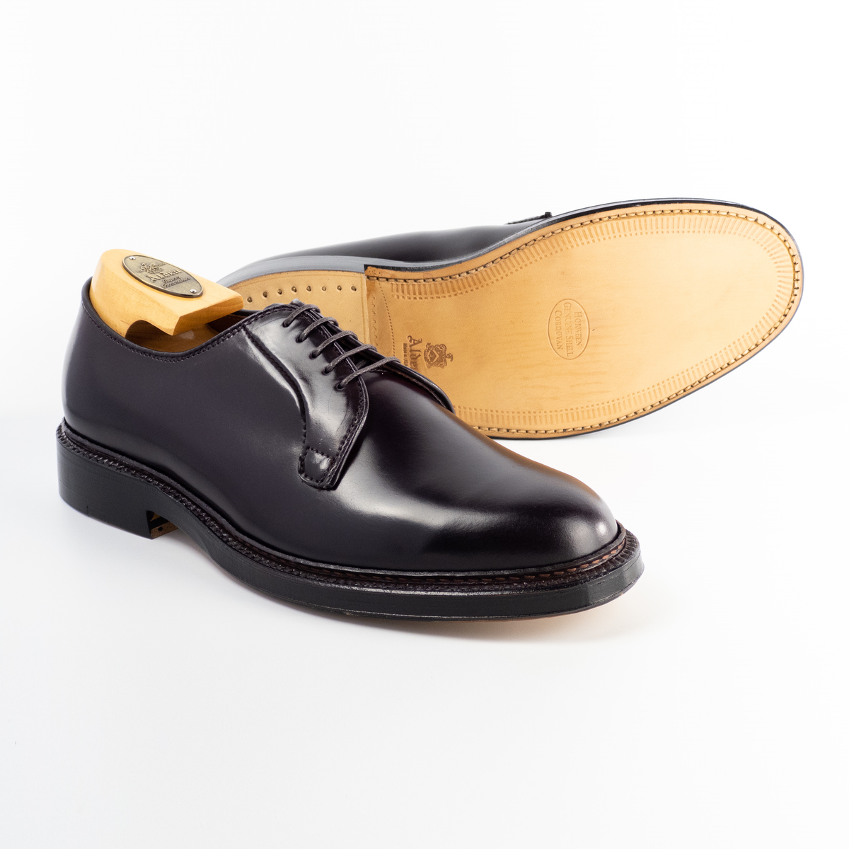 Alden - 975 Long Wing Blucher - #8 Shell Cordovan | Nepenthes America