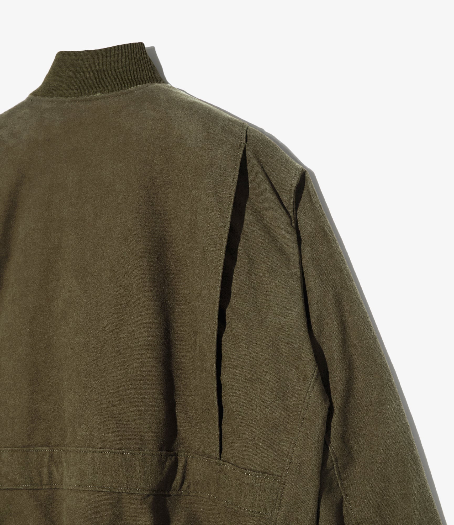 A-1 Jacket - Olive Cotton Moleskin