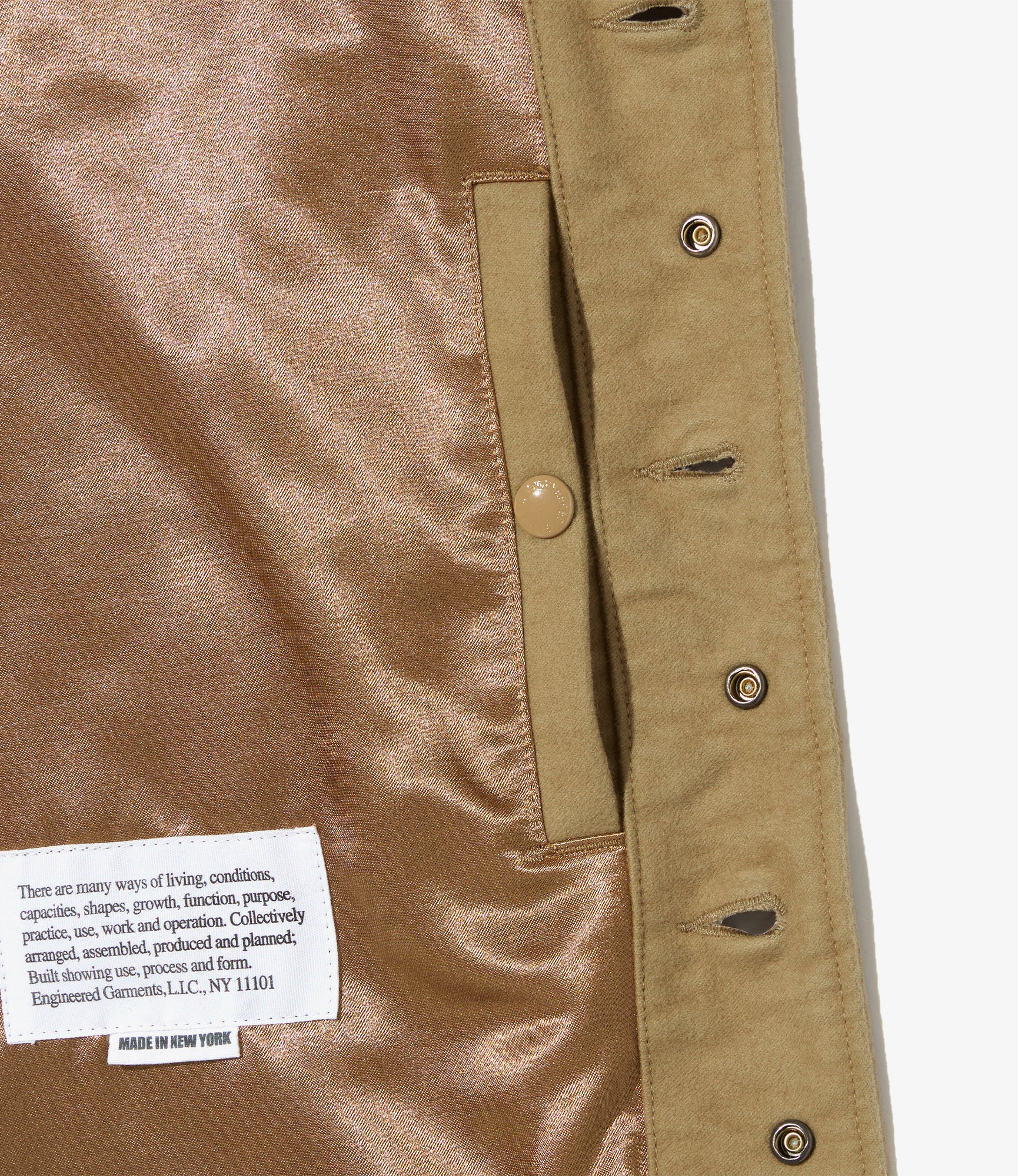 A-1 Jacket - Camel Cotton Moleskin