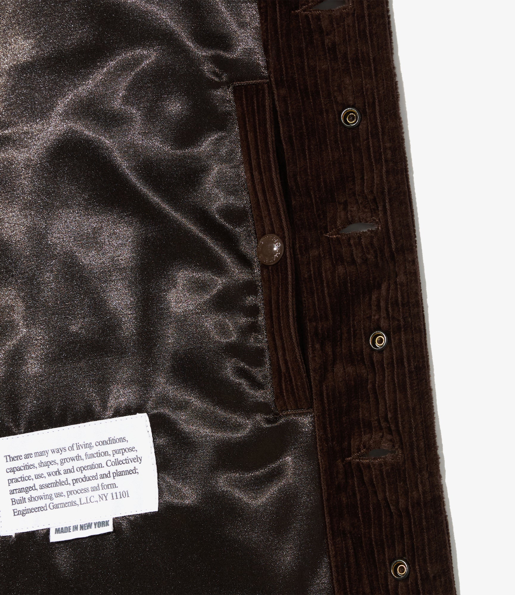 A-1 Jacket - Dk. Brown Cotton 4.5W Corduroy