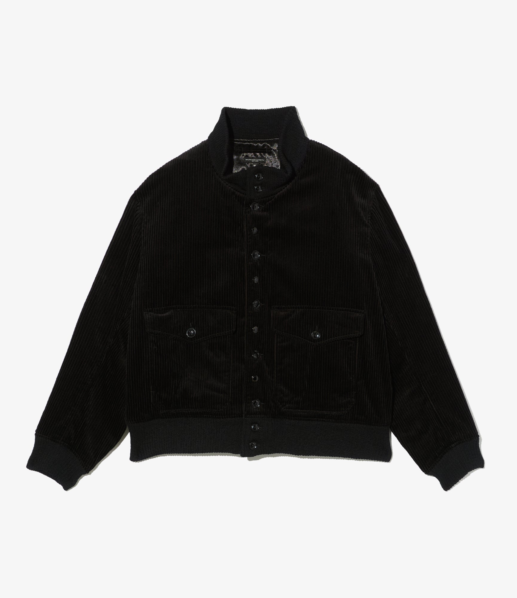 A-1 Jacket - Black Cotton 4.5W Corduroy