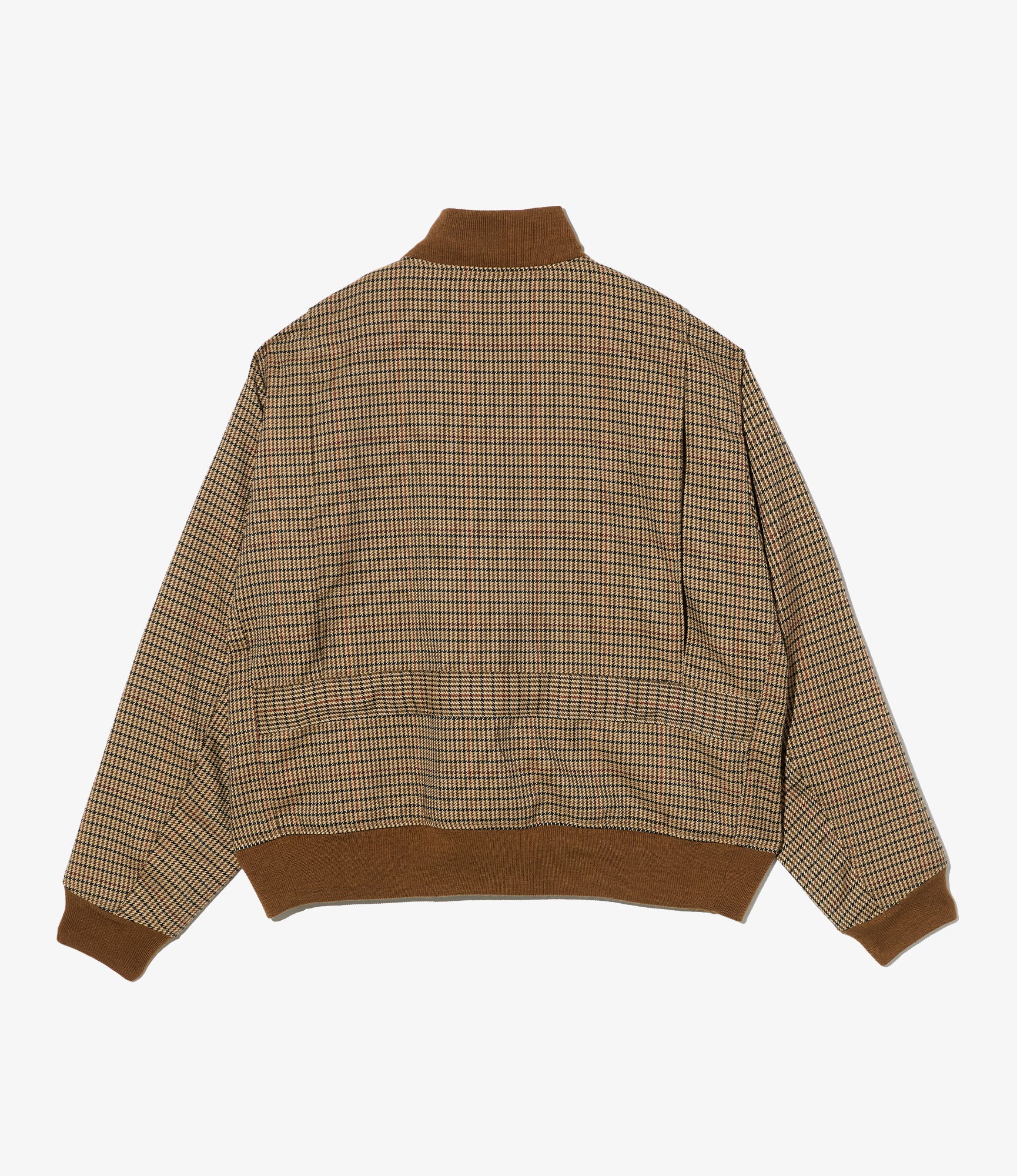 A-1 Jacket - Brown Polyester Gunclub Check