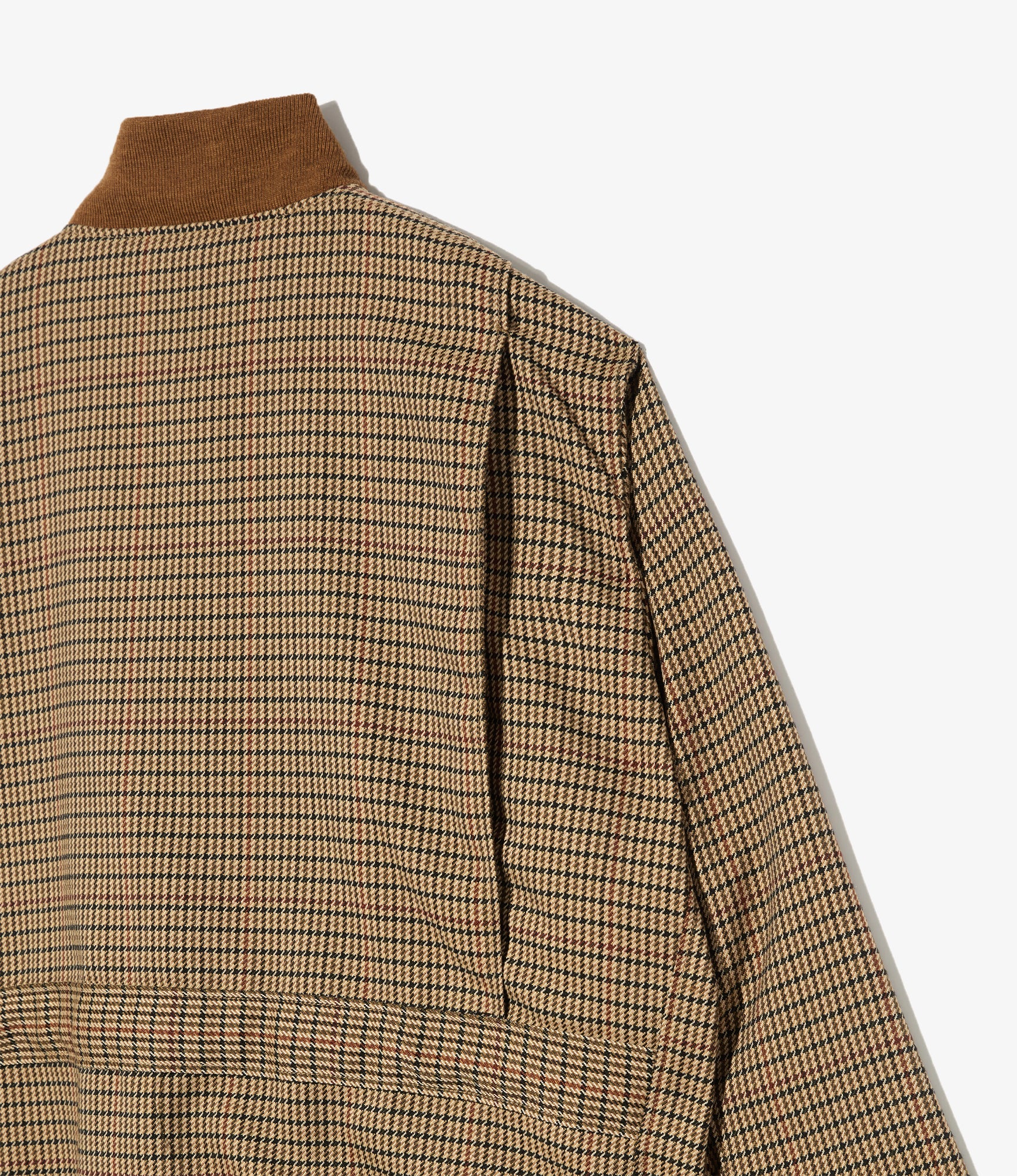 A-1 Jacket - Brown Polyester Gunclub Check