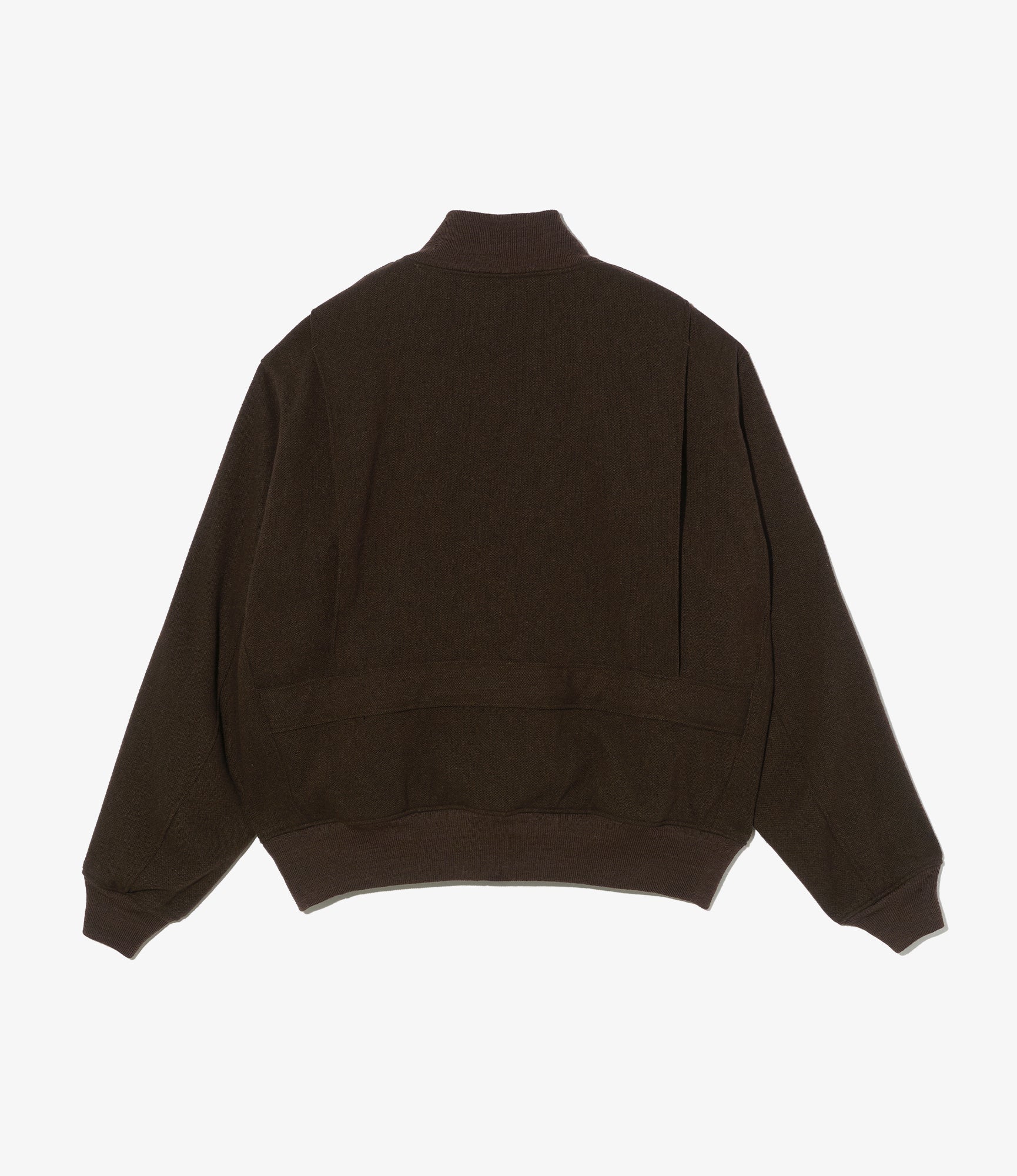 A-1 Jacket - Dk. Brown Wool Poly Heavy Tweed