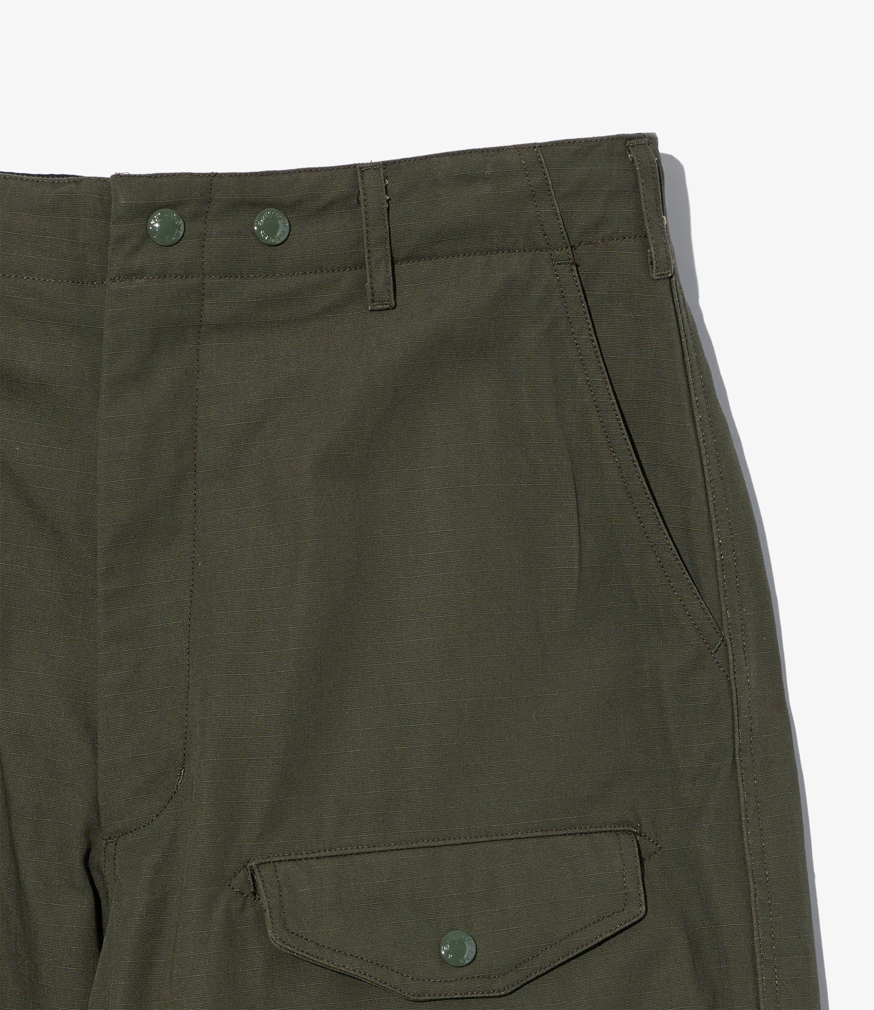 AF Over Pant - Olive Heavyweight Cotton Ripstop