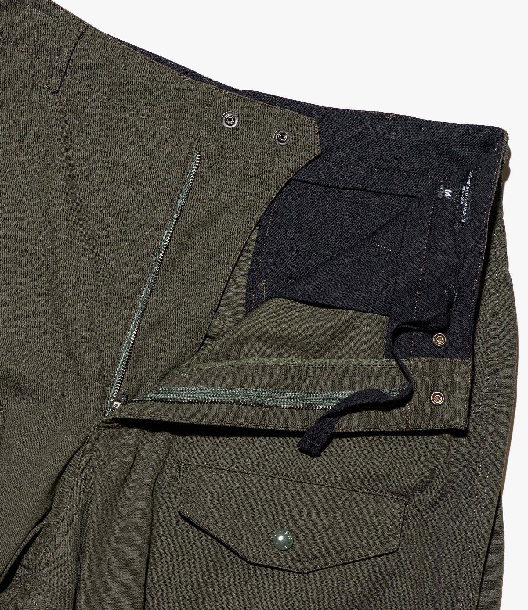 AF Over Pant - Olive Heavyweight Cotton Ripstop