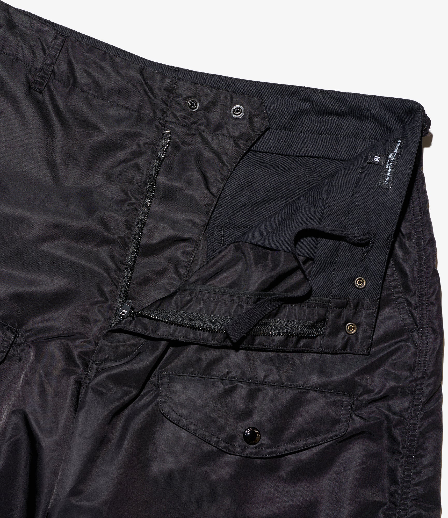 AF Over Pant - Black Flight Satin Nylon