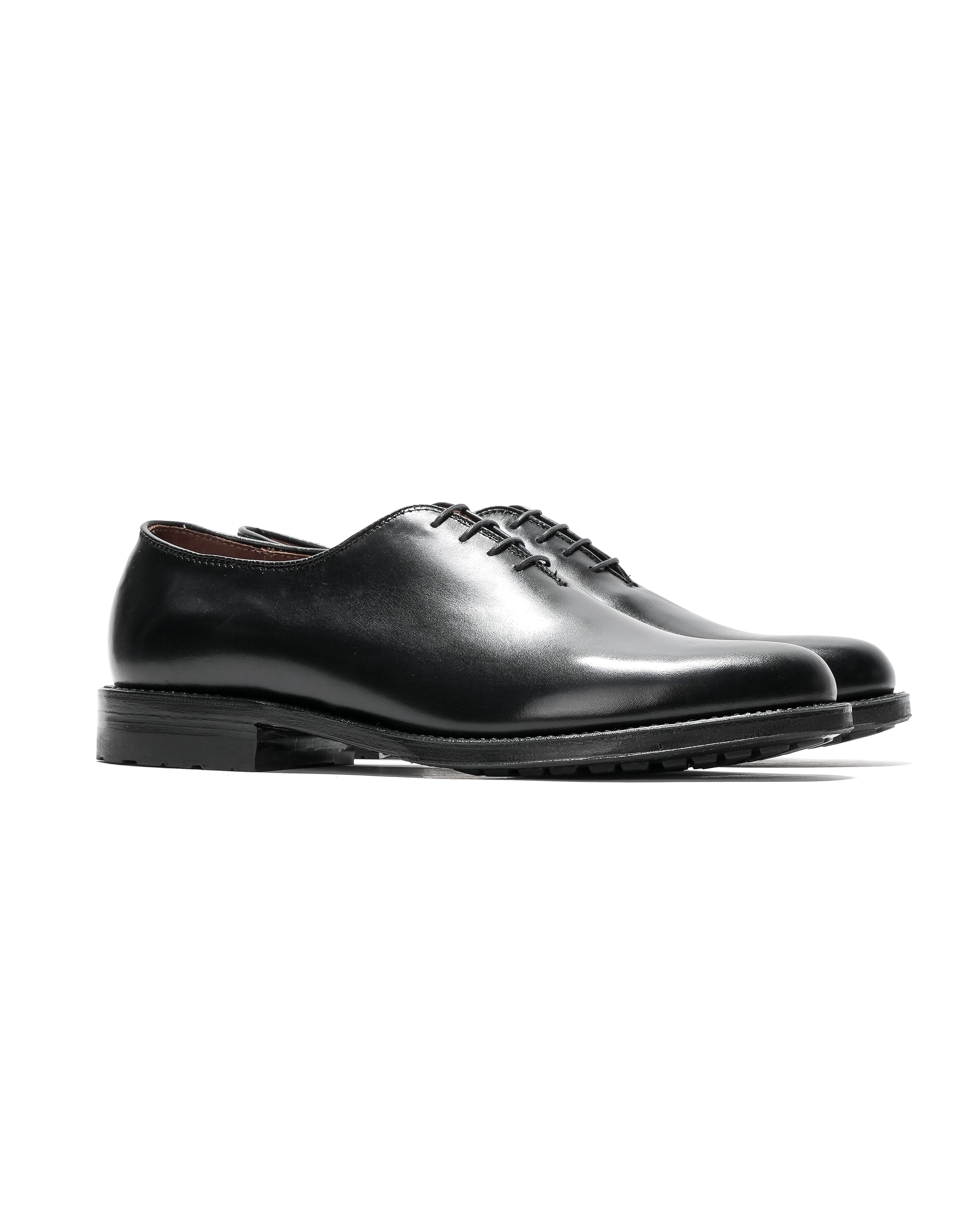 Engineered Garments x Alden - Wholecut Plain Toe Oxford - Black