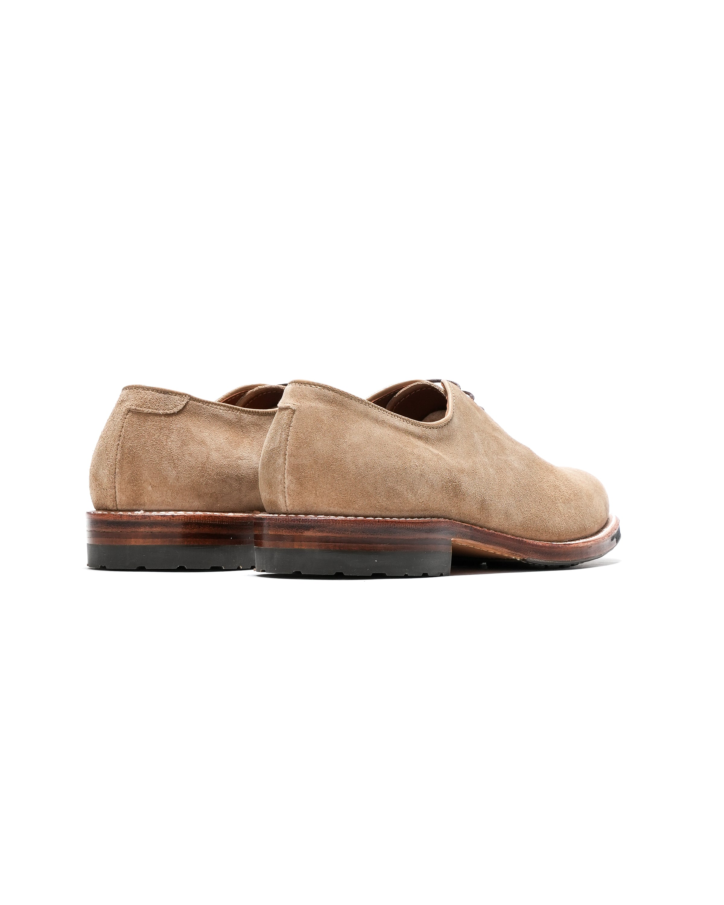 Engineered Garments x Alden - Wholecut  Plain Toe Oxford - Tan Suede