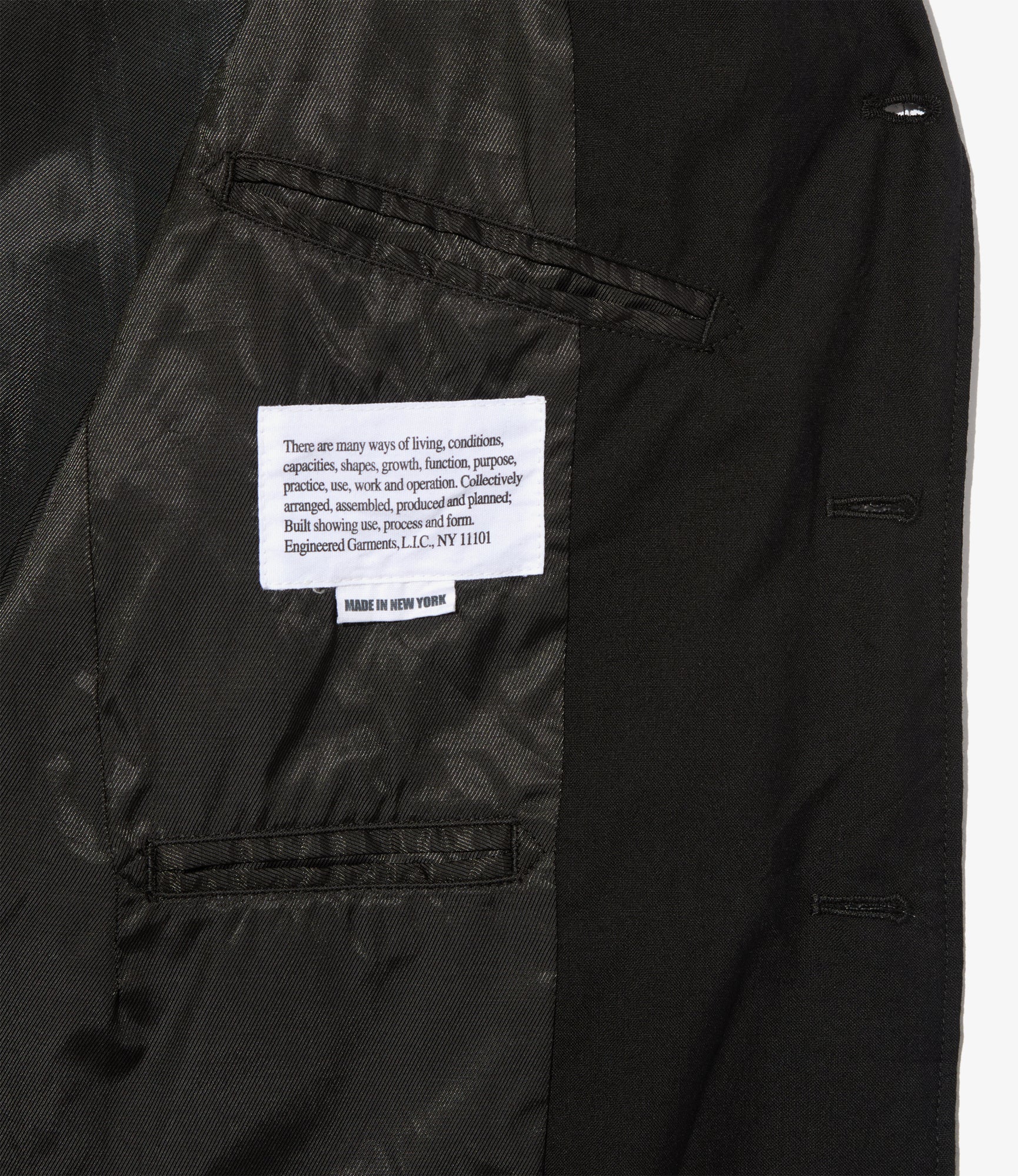 Andover Jacket - Black Tropical Wool