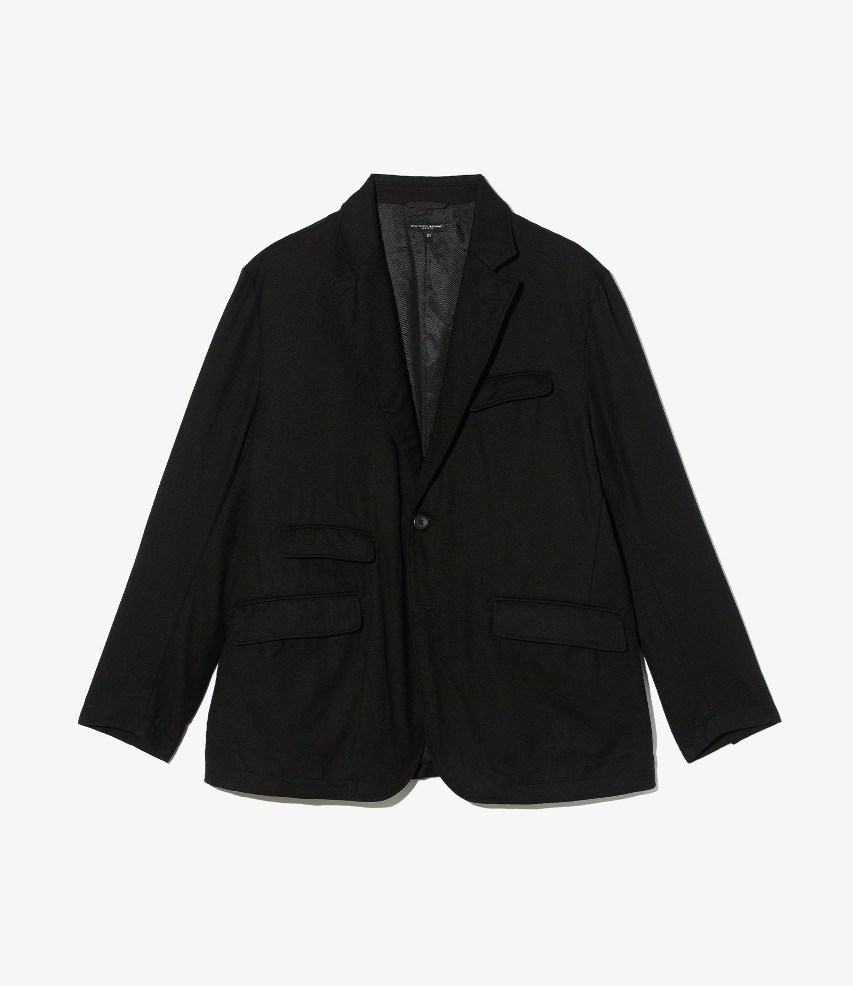 Andover Jacket - Black High Count Worsted Wool