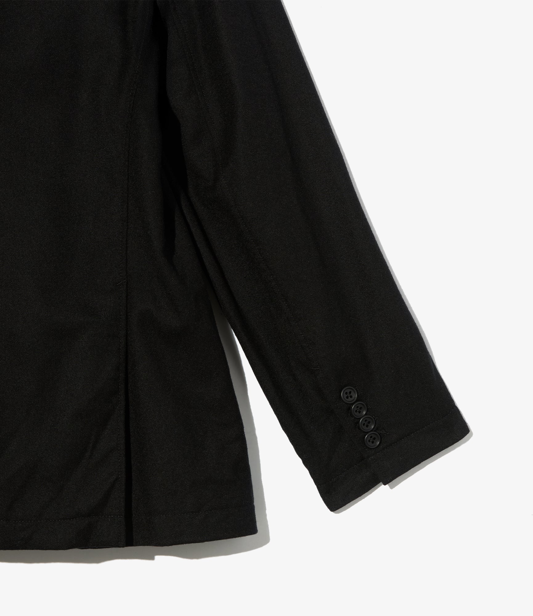 Andover Jacket - Black High Count Worsted Wool