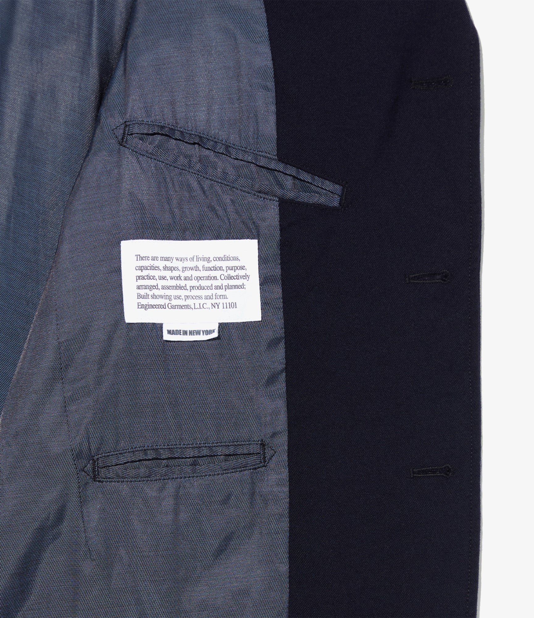 Andover Jacket - Dk. Navy Wool Uniform Serge