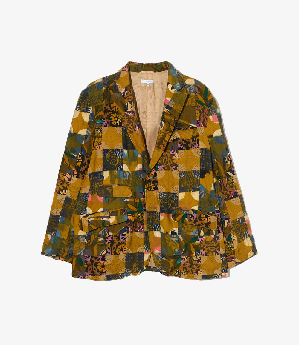 Engineered Garments - Andover Jacket - Olive Cotton Multi Pattern 