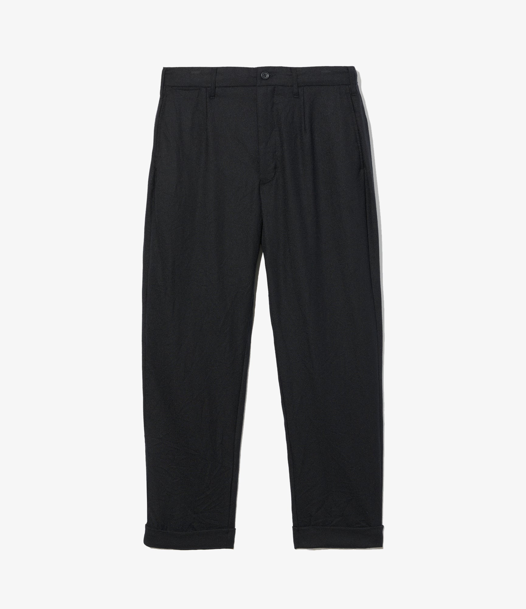 Andover Pant - Black High Count Worsted Wool