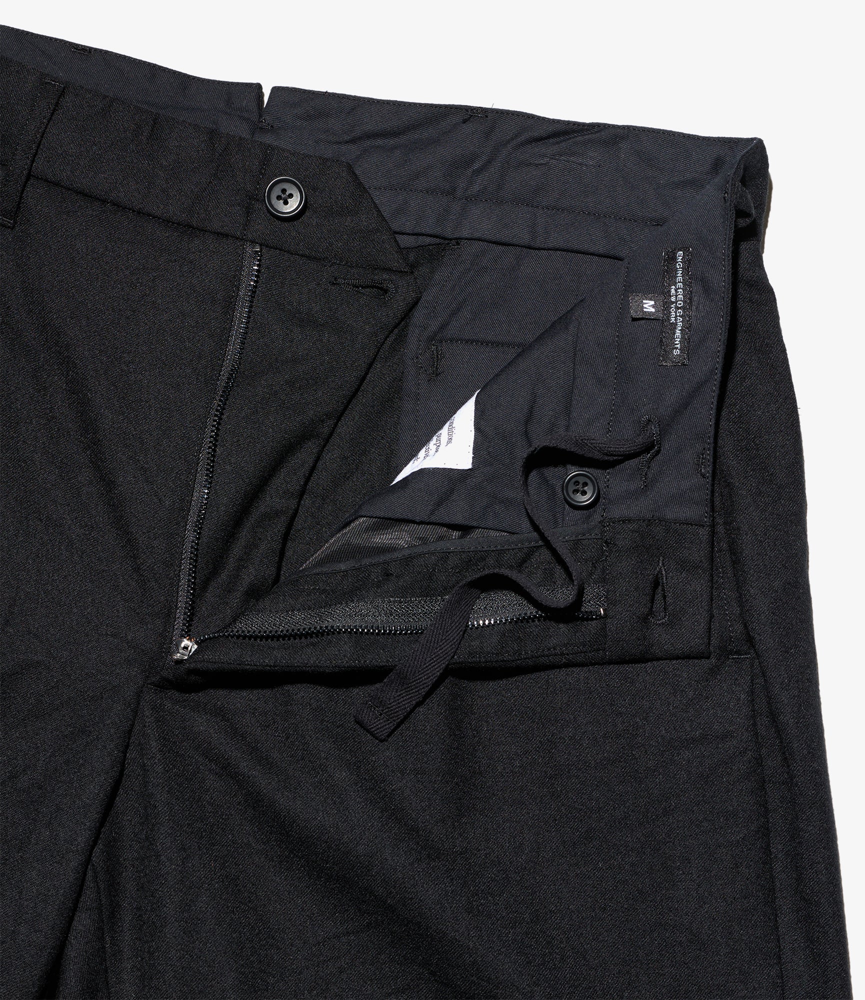 Andover Pant - Black High Count Worsted Wool