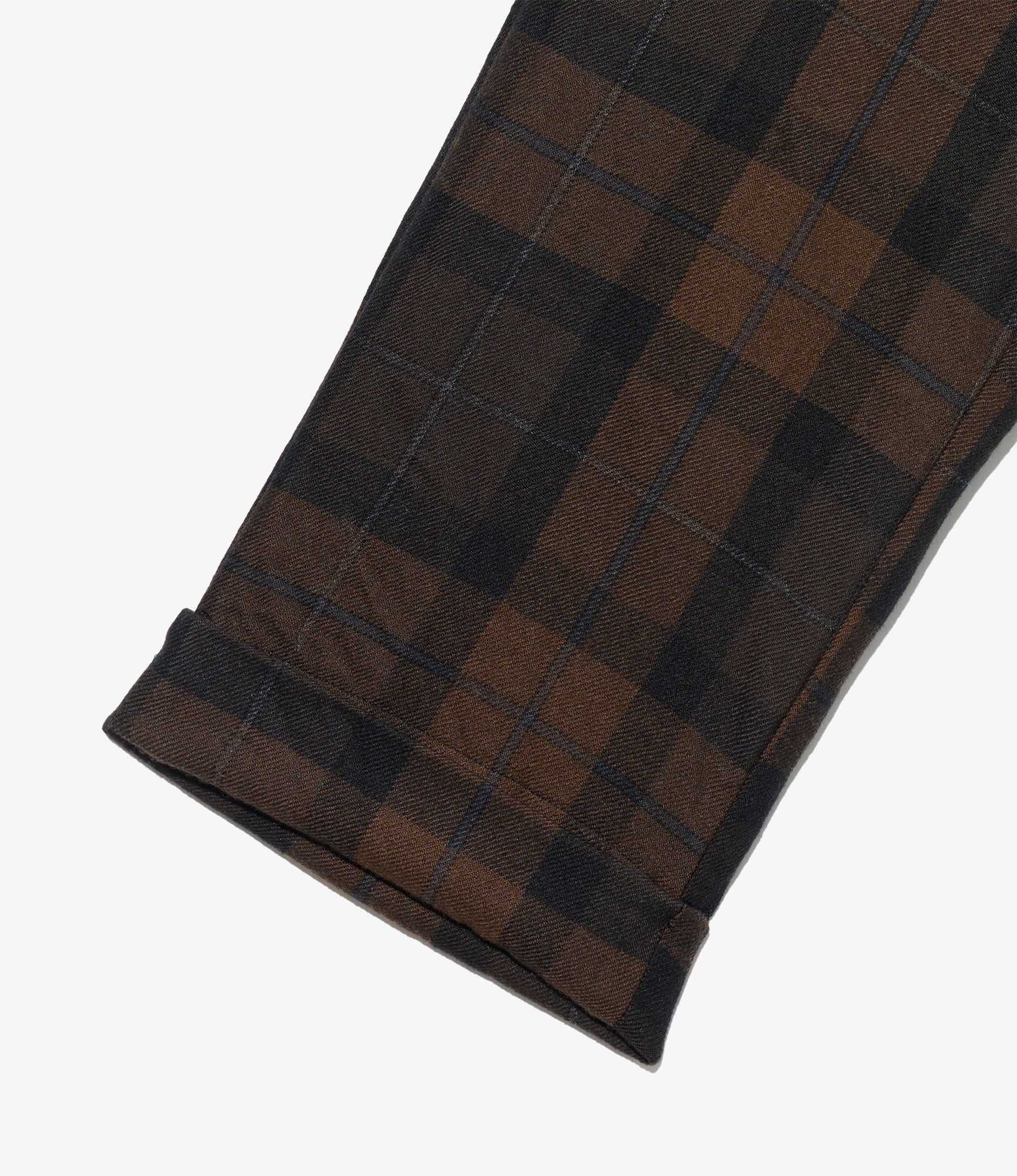 Andover Pant - Brown/Black Worsted Wool Plaid