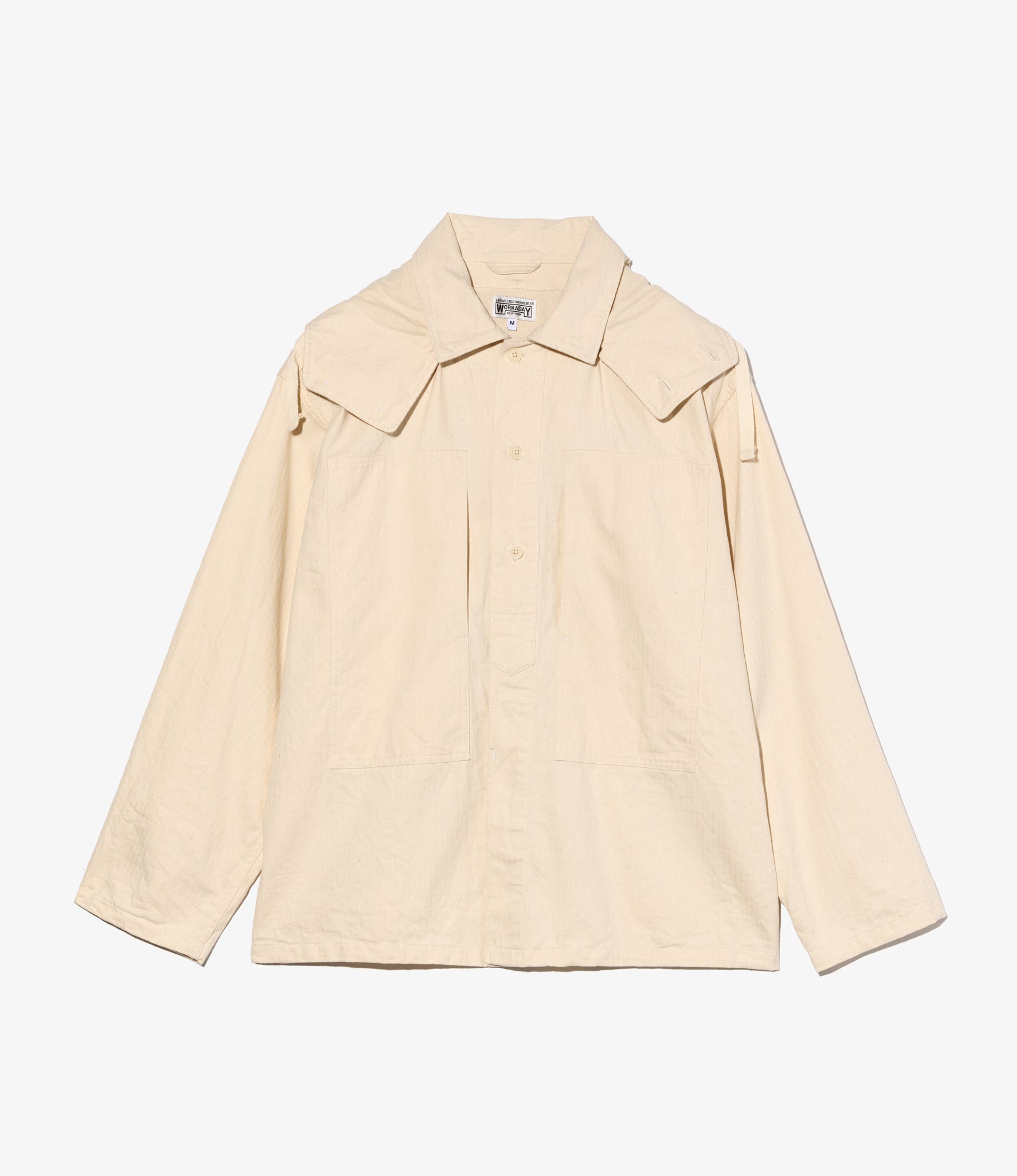 Army Shirt - Natural 7oz Cotton HB Twill
