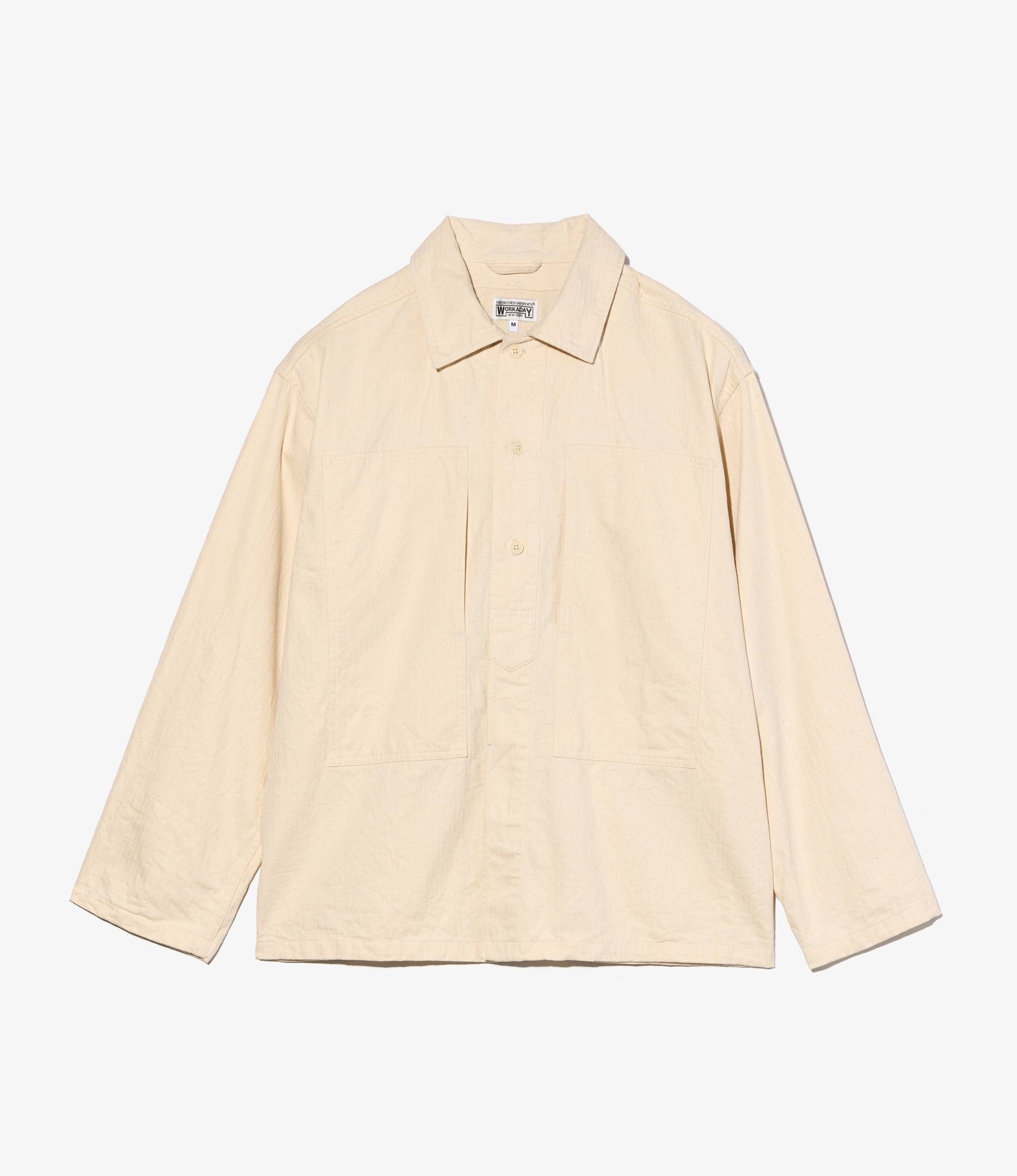 Army Shirt - Natural 7oz Cotton HB Twill