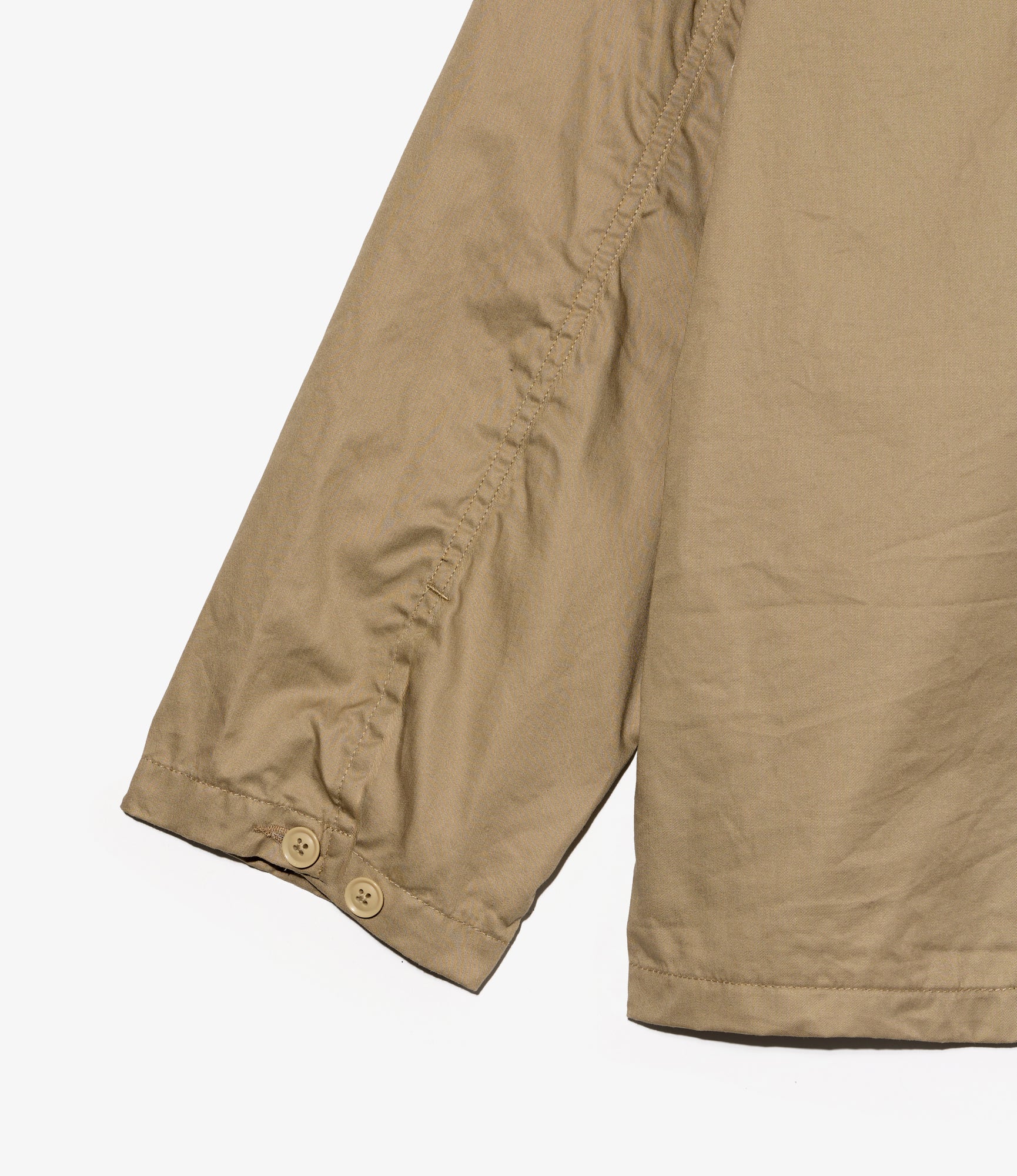 Army Shirt - Khaki High Count Twill