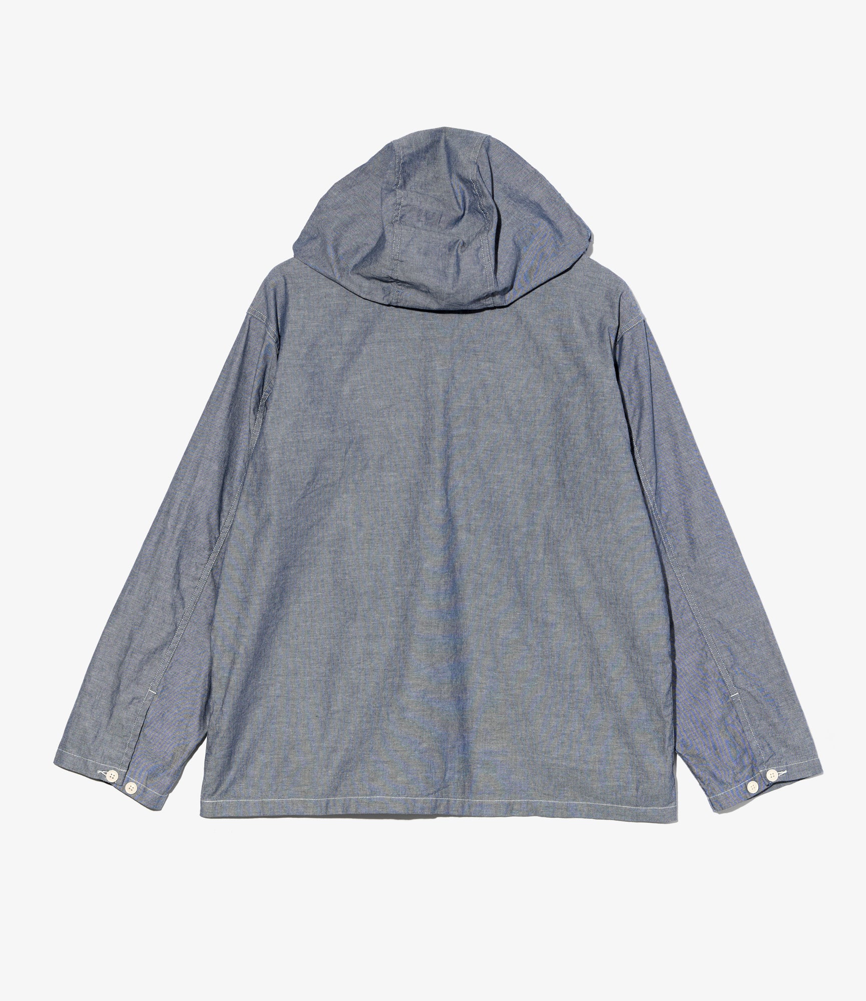 Army Shirt - Indigo Cotton Chambray