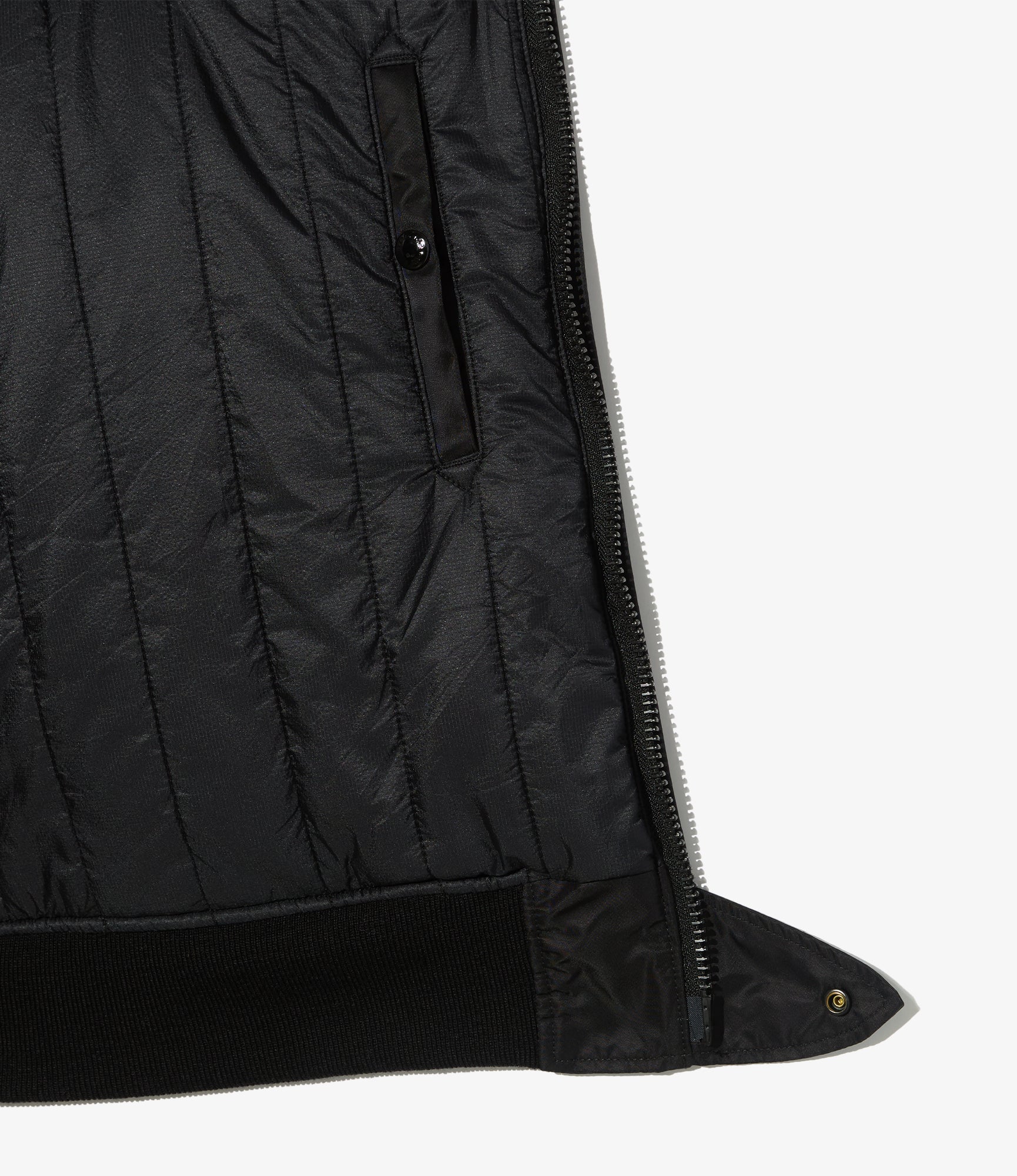 Aviator Jacket - Black Flight Satin Nylon