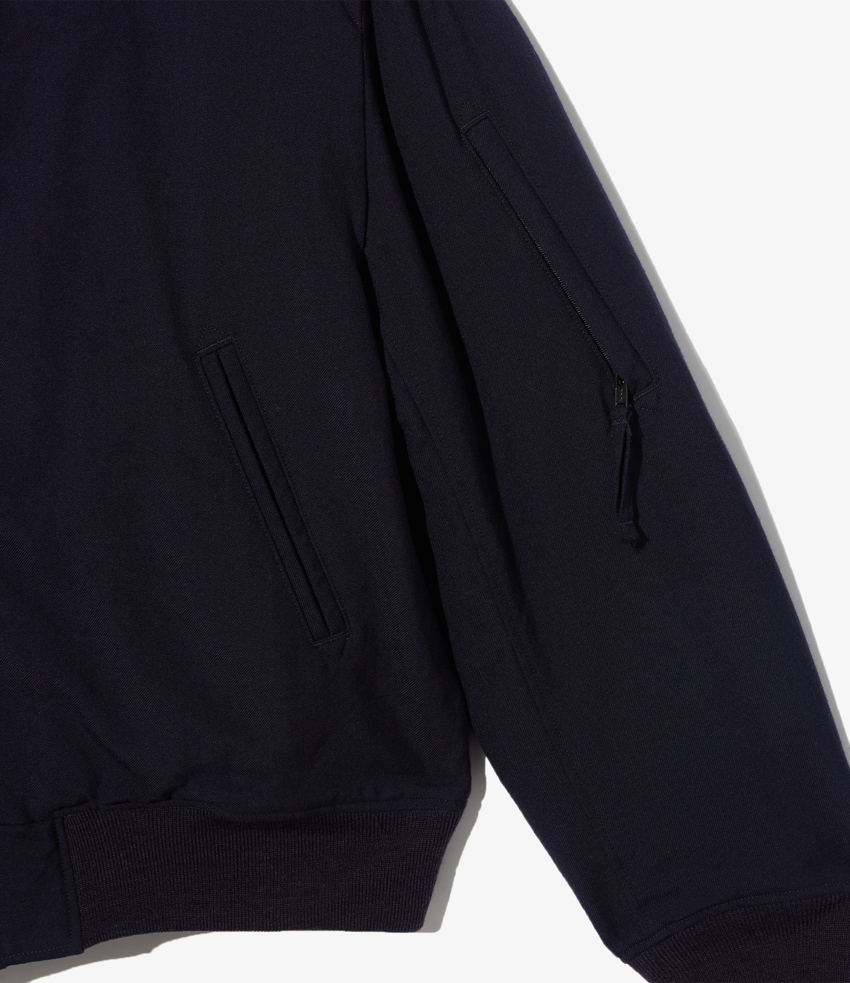 Aviator Jacket - Dk.Navy Wool Uniform Serge