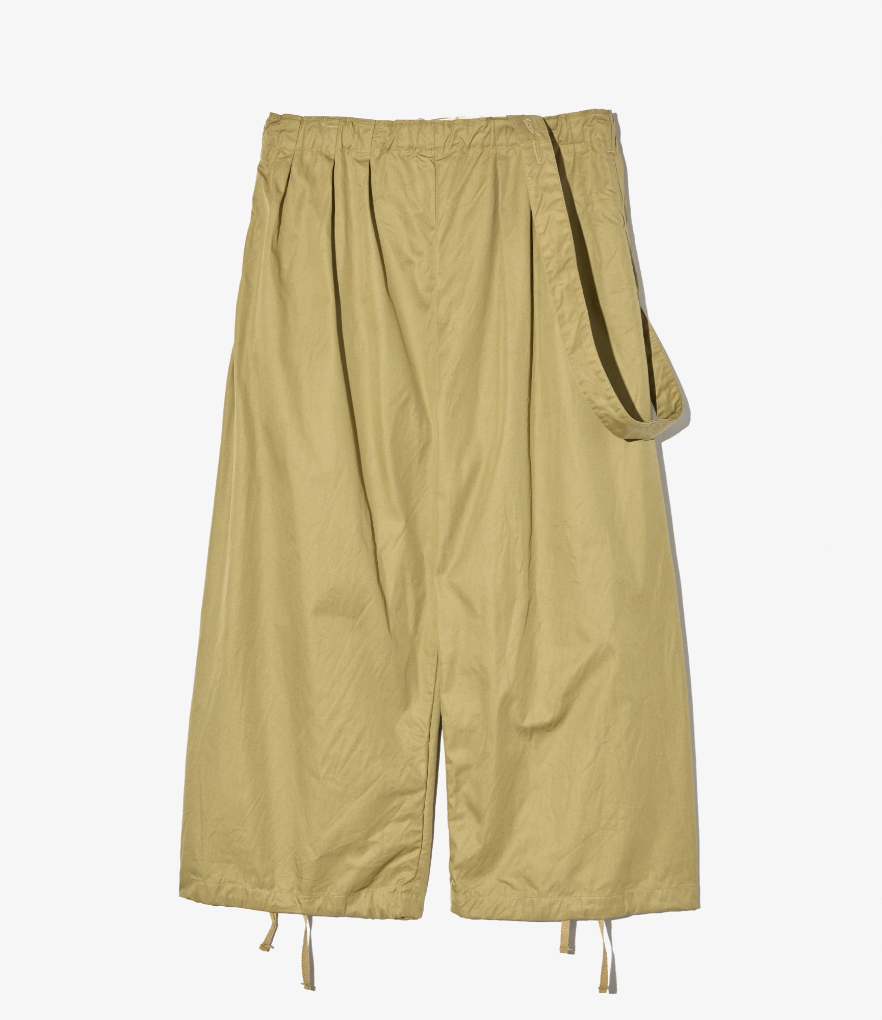 Women's Balloon Pant - Khaki Cotton French Twill