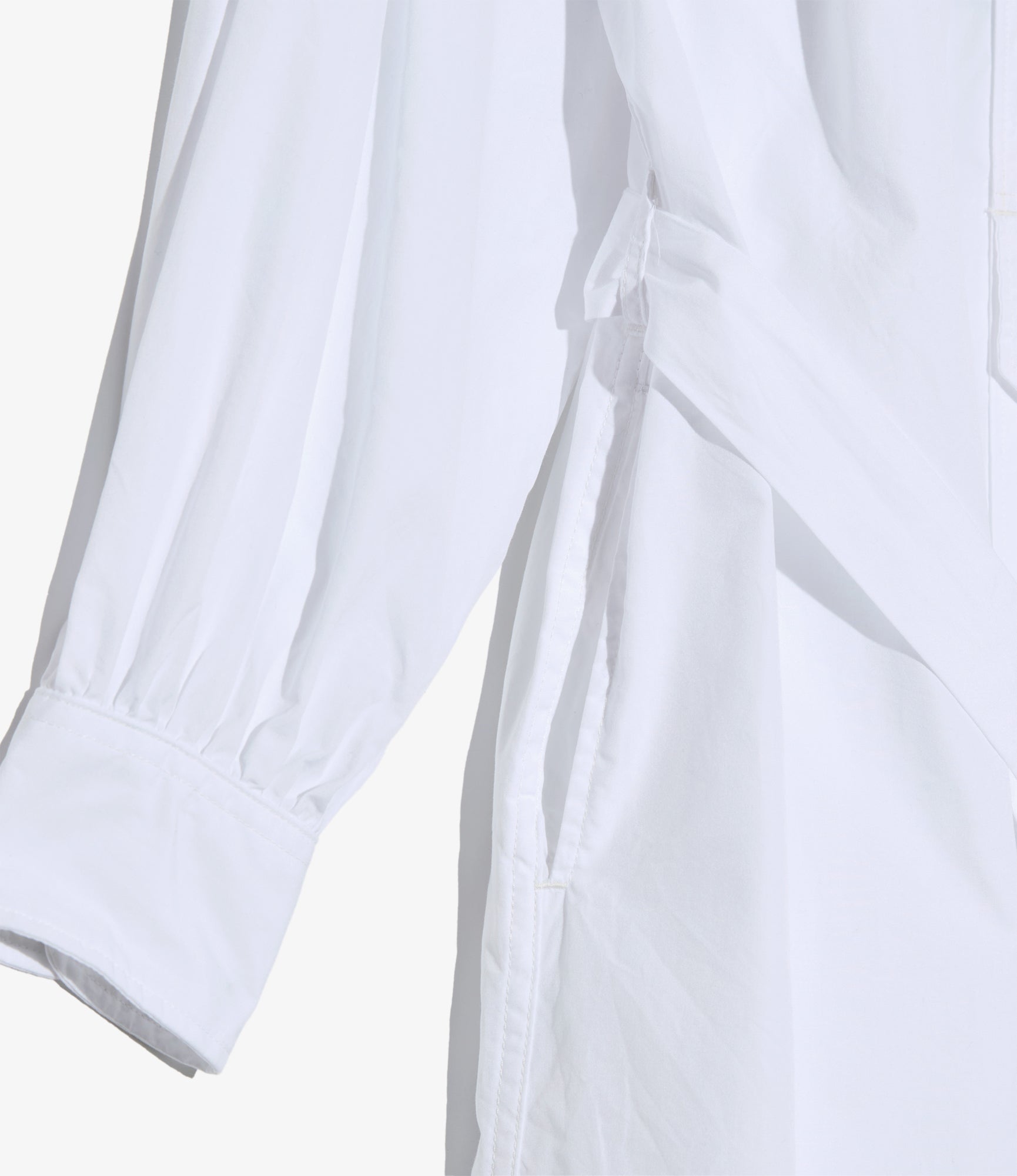 Women's Banded Painter Dress - White 100's 2Ply Broadcloth