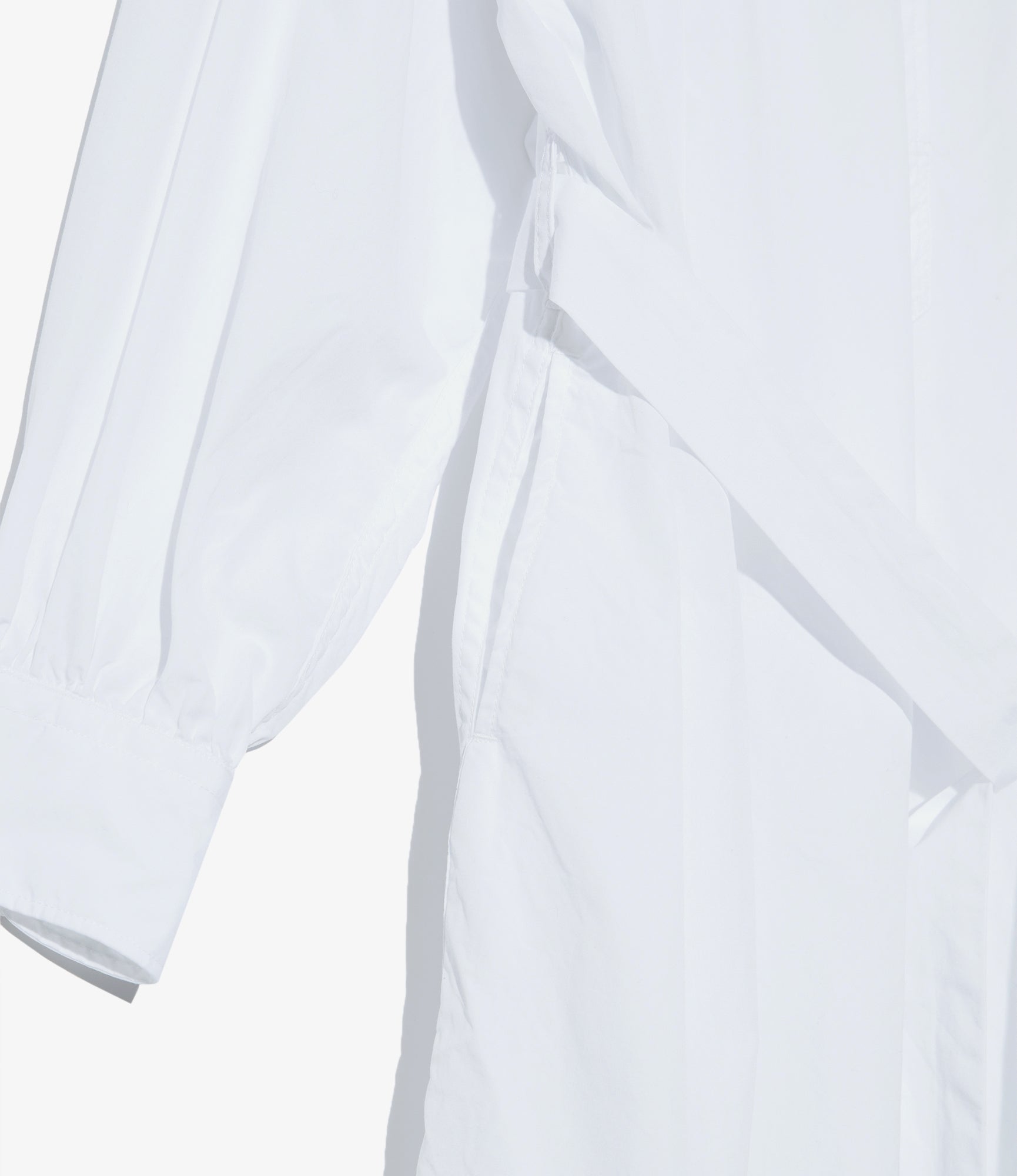 Women's Banded Painter Dress - White 100's 2Ply Broadcloth