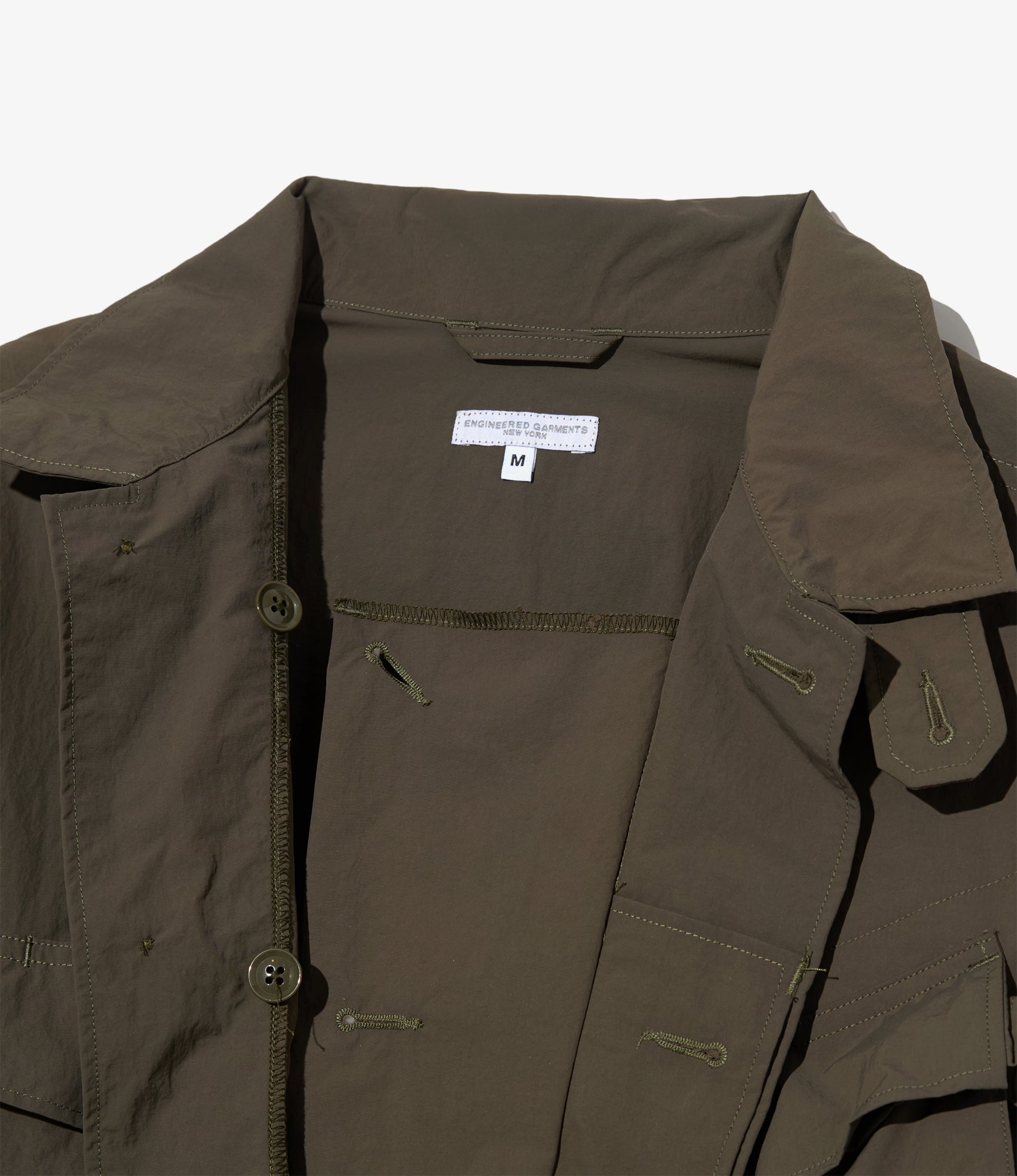 Engineered Garments - BDU Jacket - Olive Polyester Taslan