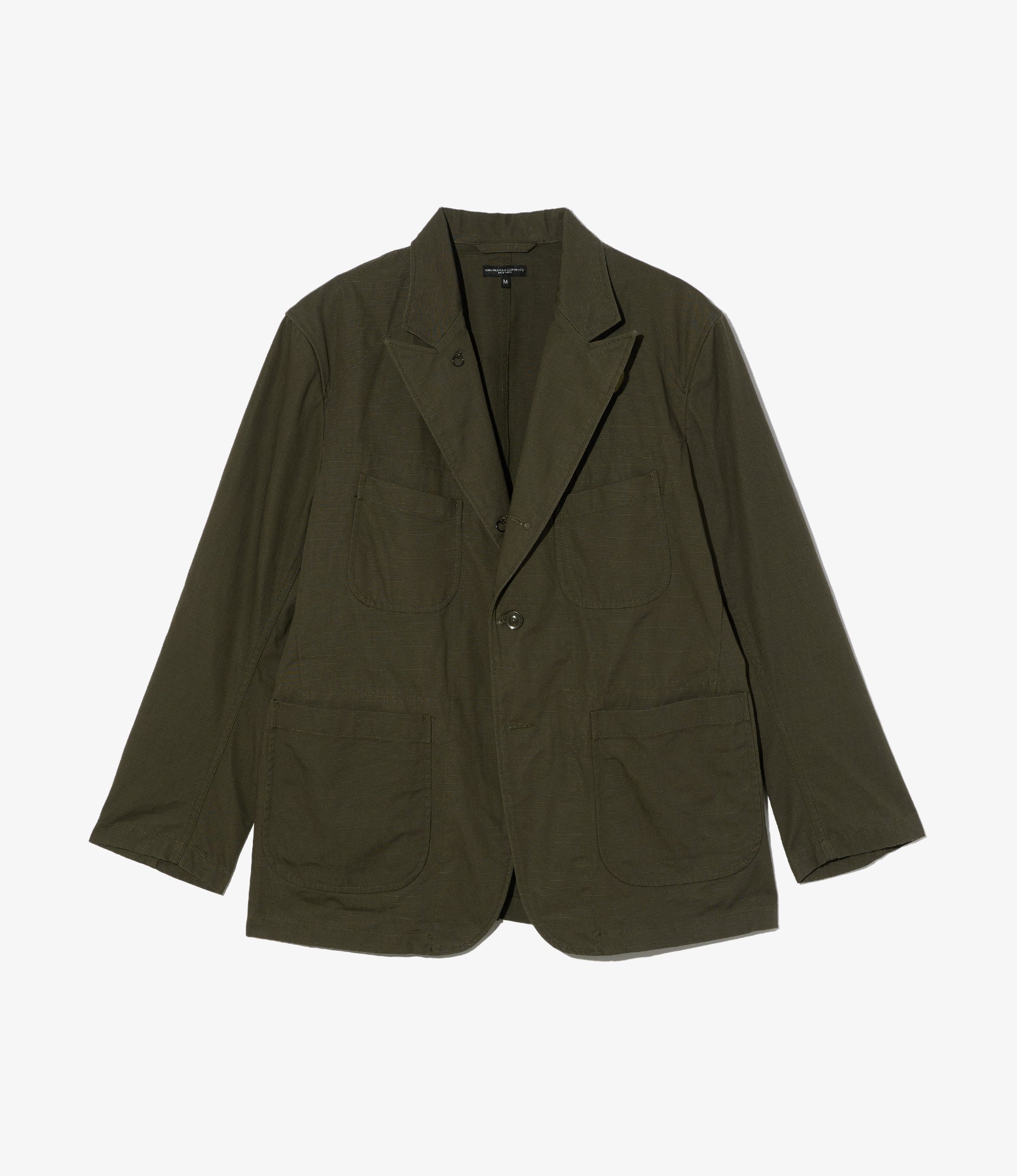 Bedford Jacket - Olive Heavyweight Cotton Ripstop