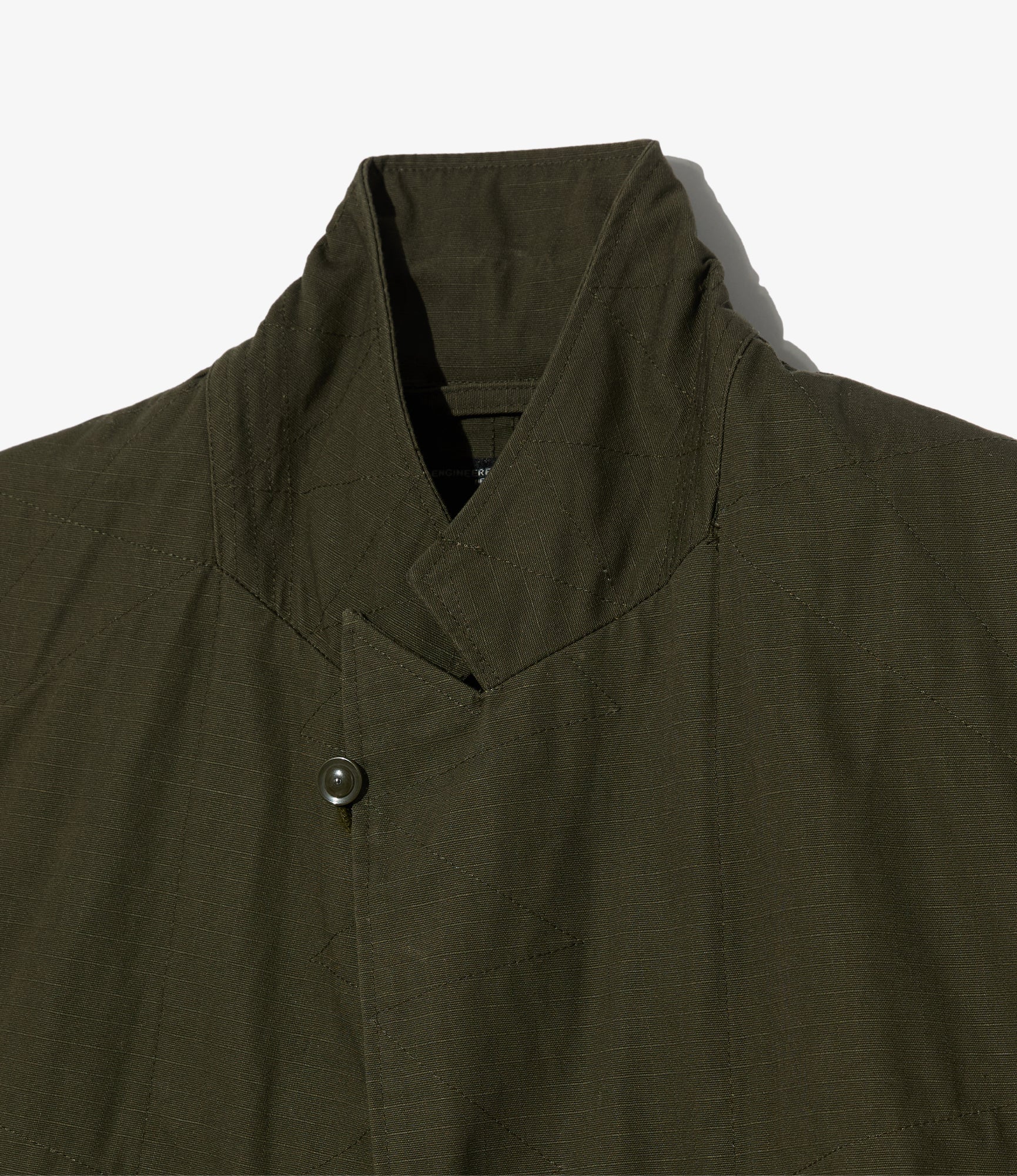 Bedford Jacket - Olive Heavyweight Cotton Ripstop