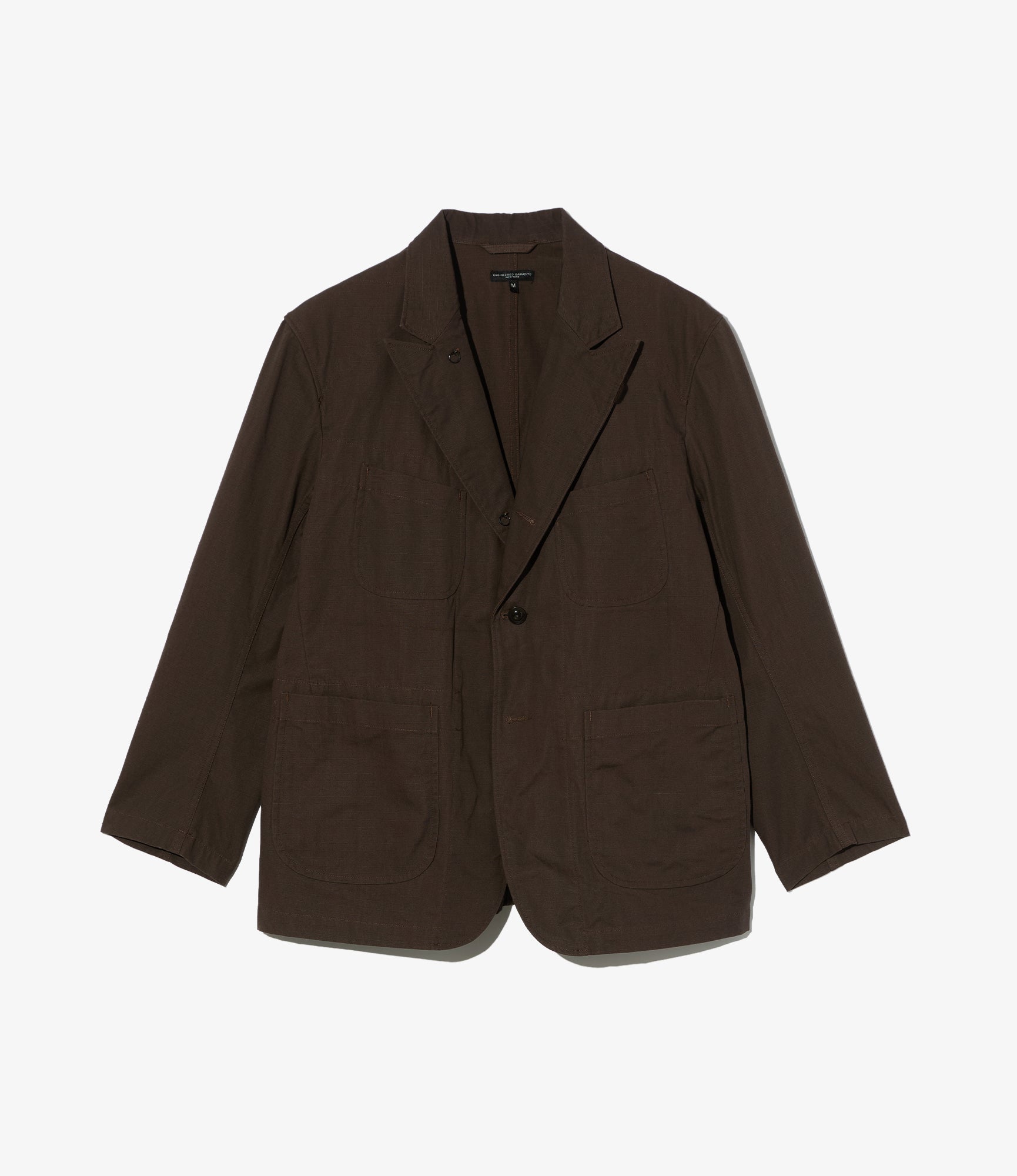 Bedford Jacket - Dk. Brown Heavyweight Cotton Ripstop