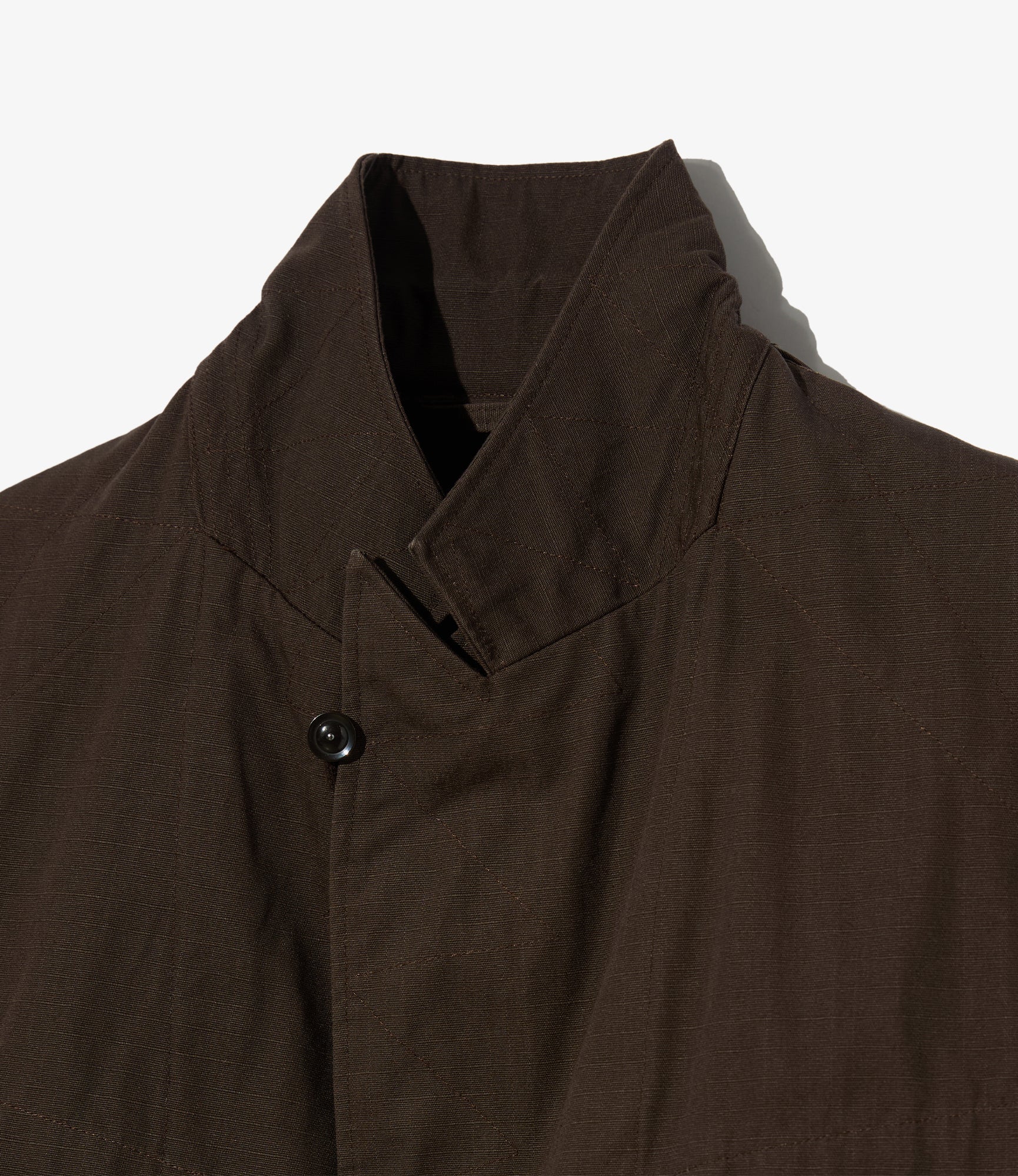 Bedford Jacket - Dk. Brown Heavyweight Cotton Ripstop